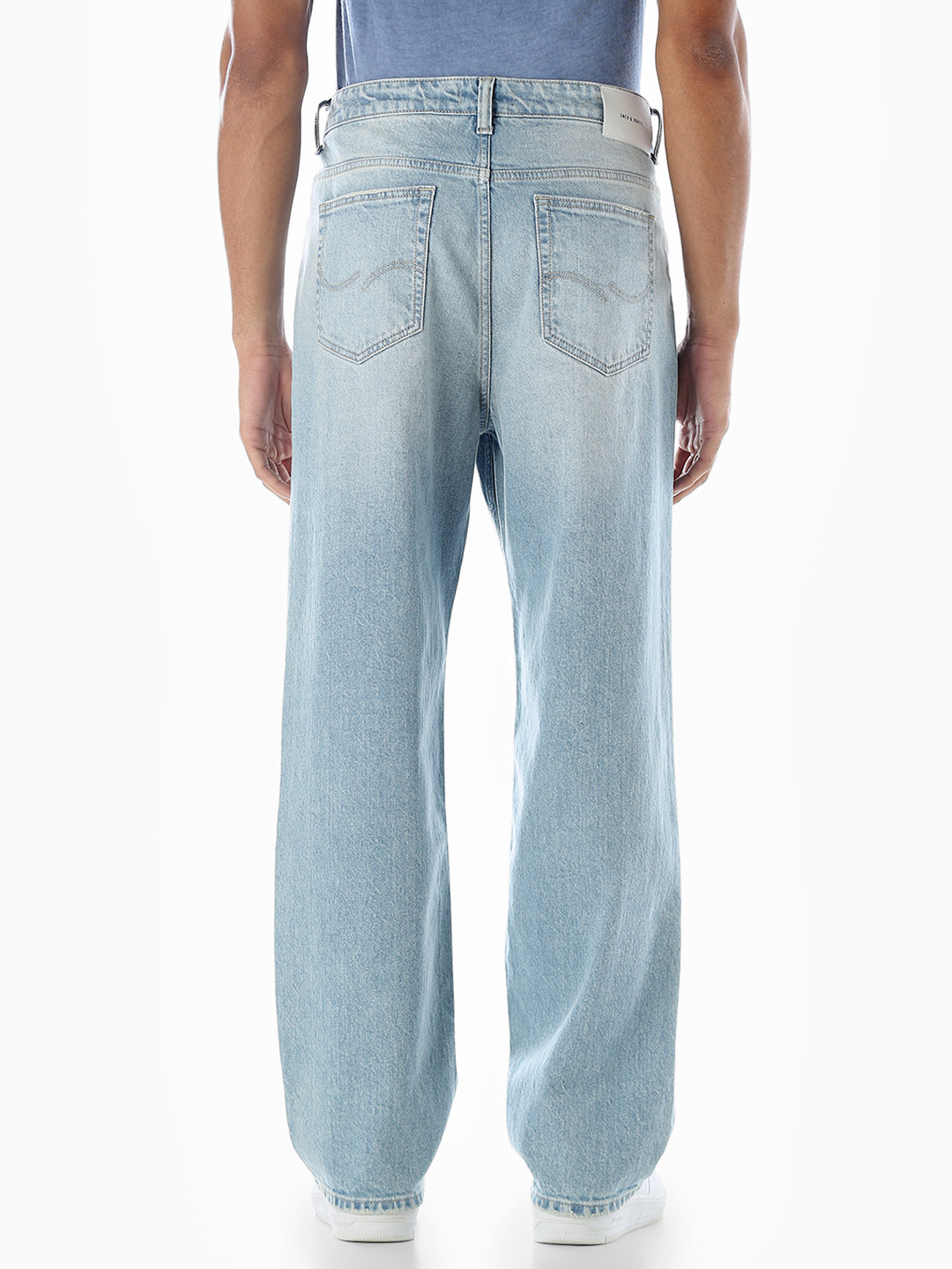 Typographic Print Dario Loose Fit Jeans