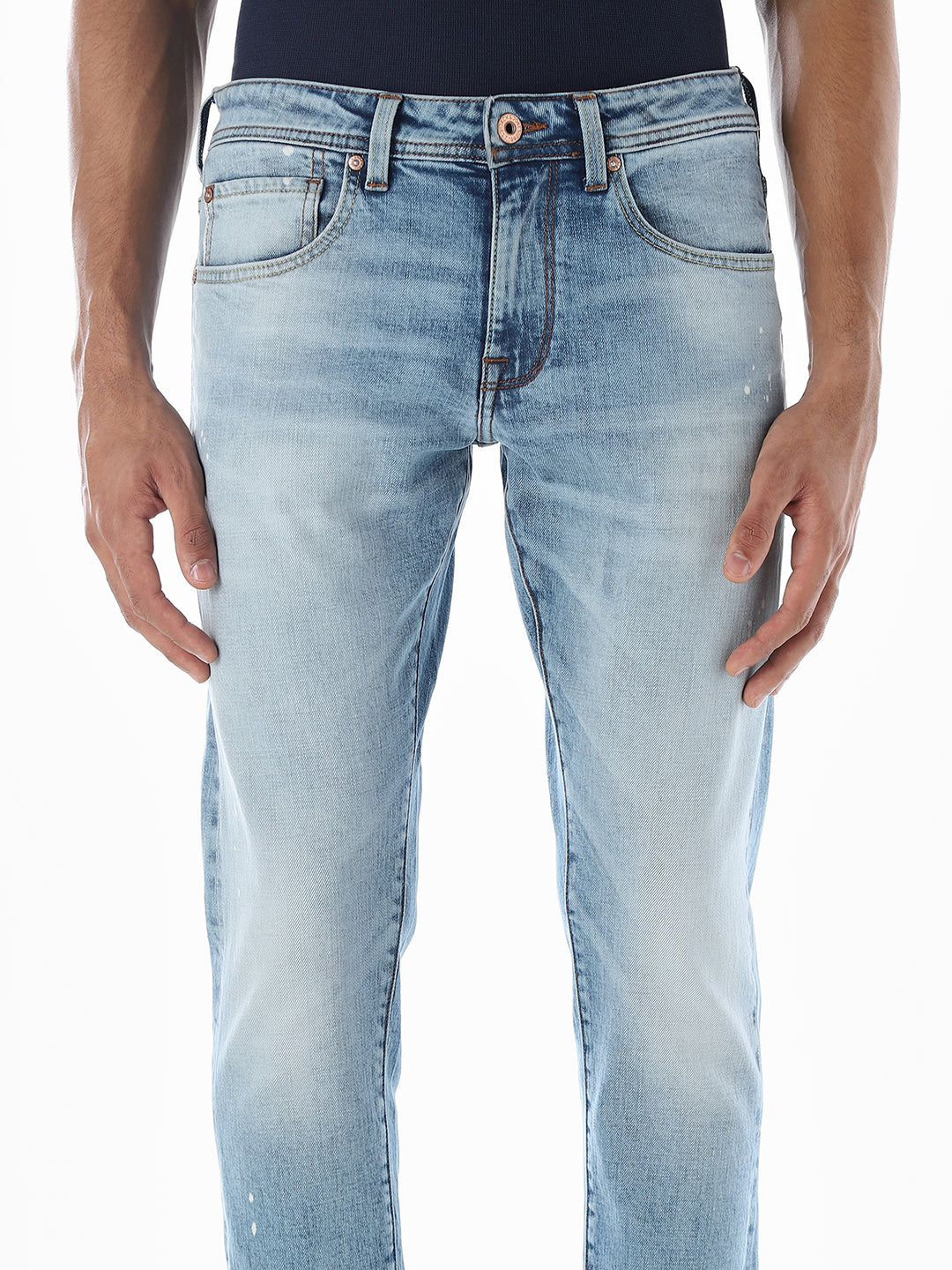 Brak Slim Fit Selvedge Jeans - Light Blue