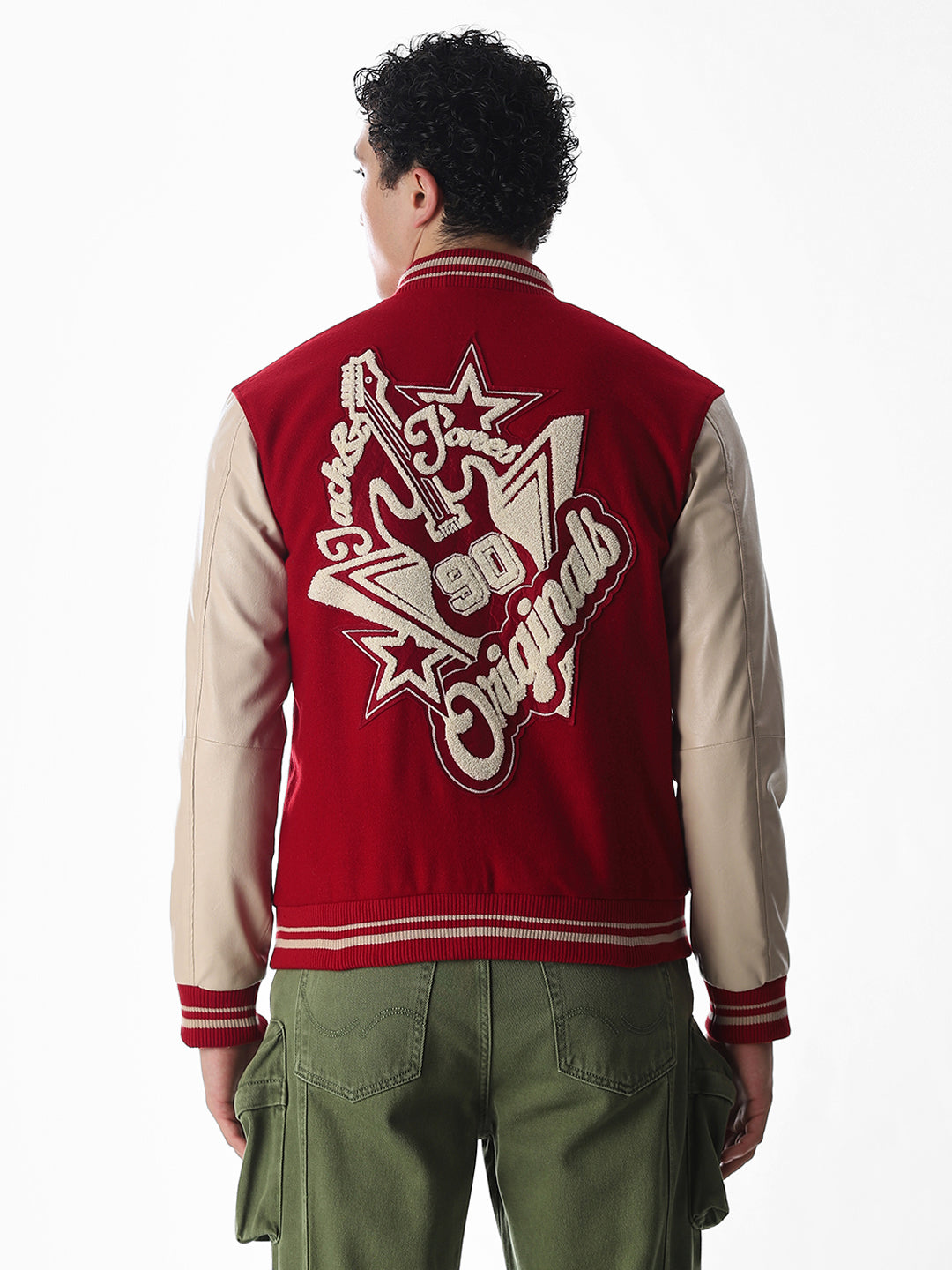 Varsity Colourblocked Bomber Jacket
