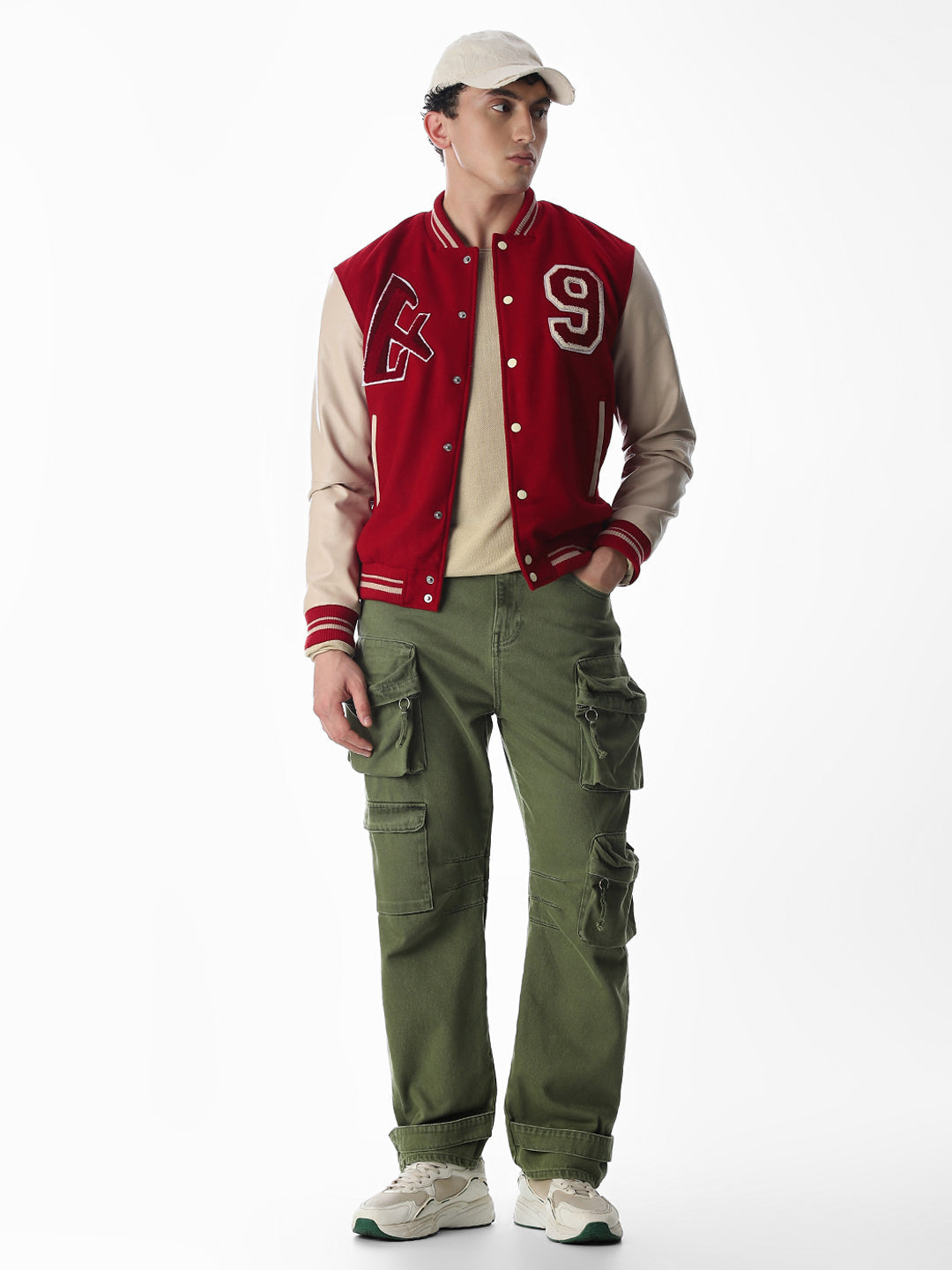 Varsity Colourblocked Bomber Jacket