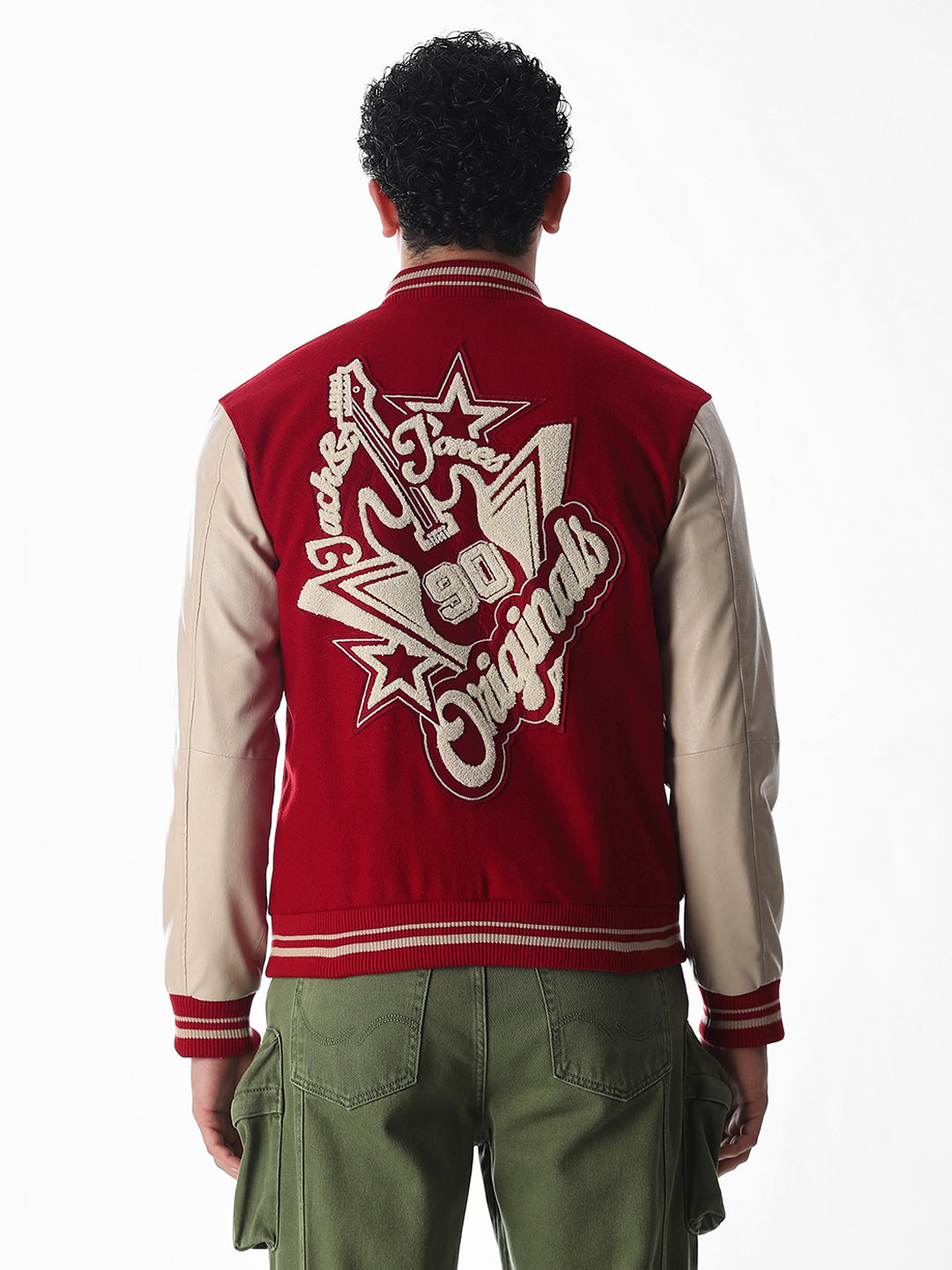 Varsity Colourblocked Bomber Jacket