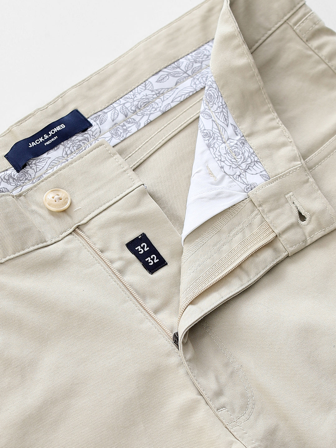 Beige 5 Pocket Chinos