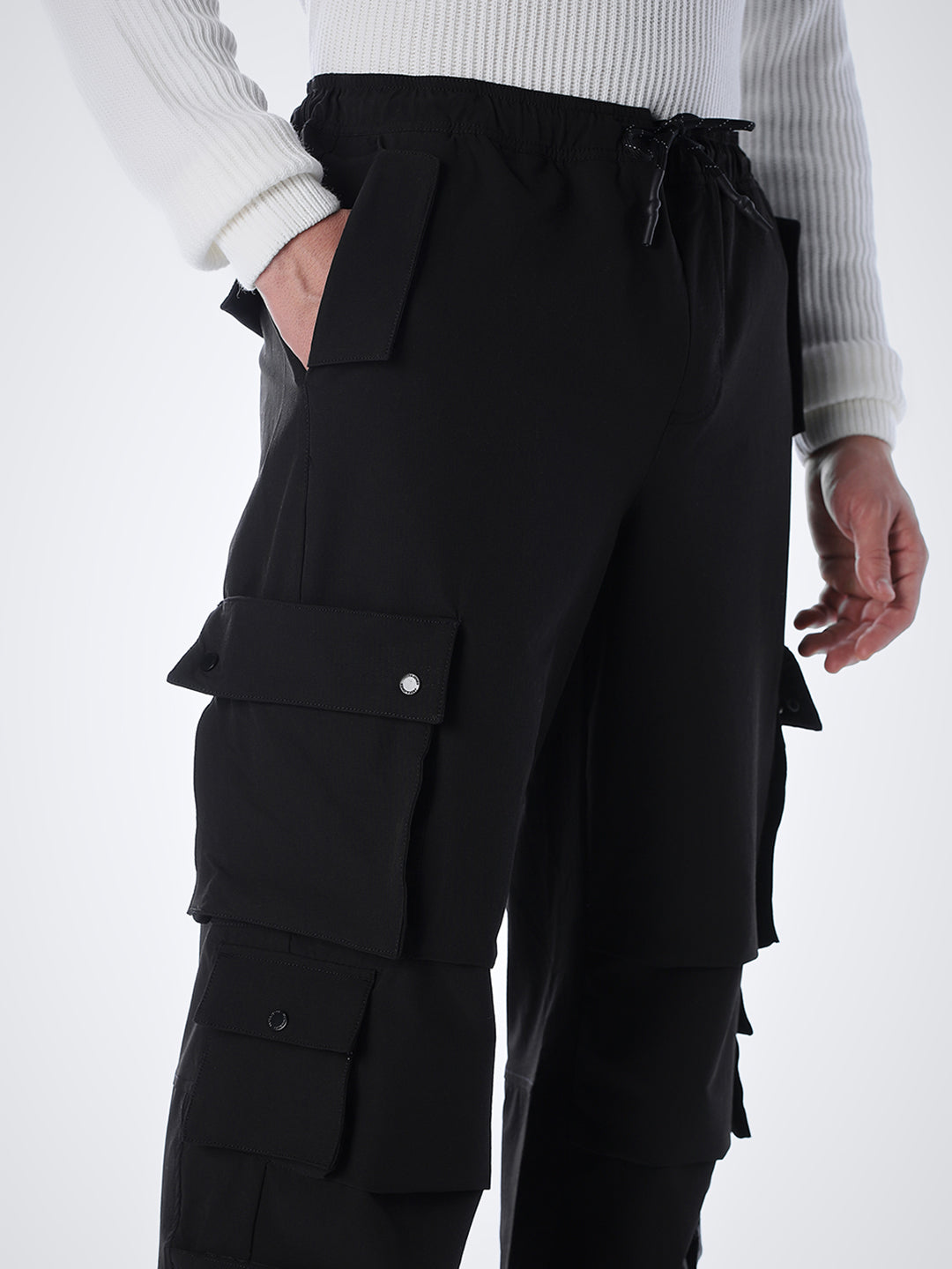4 Pocket High Rise Cargo Pants