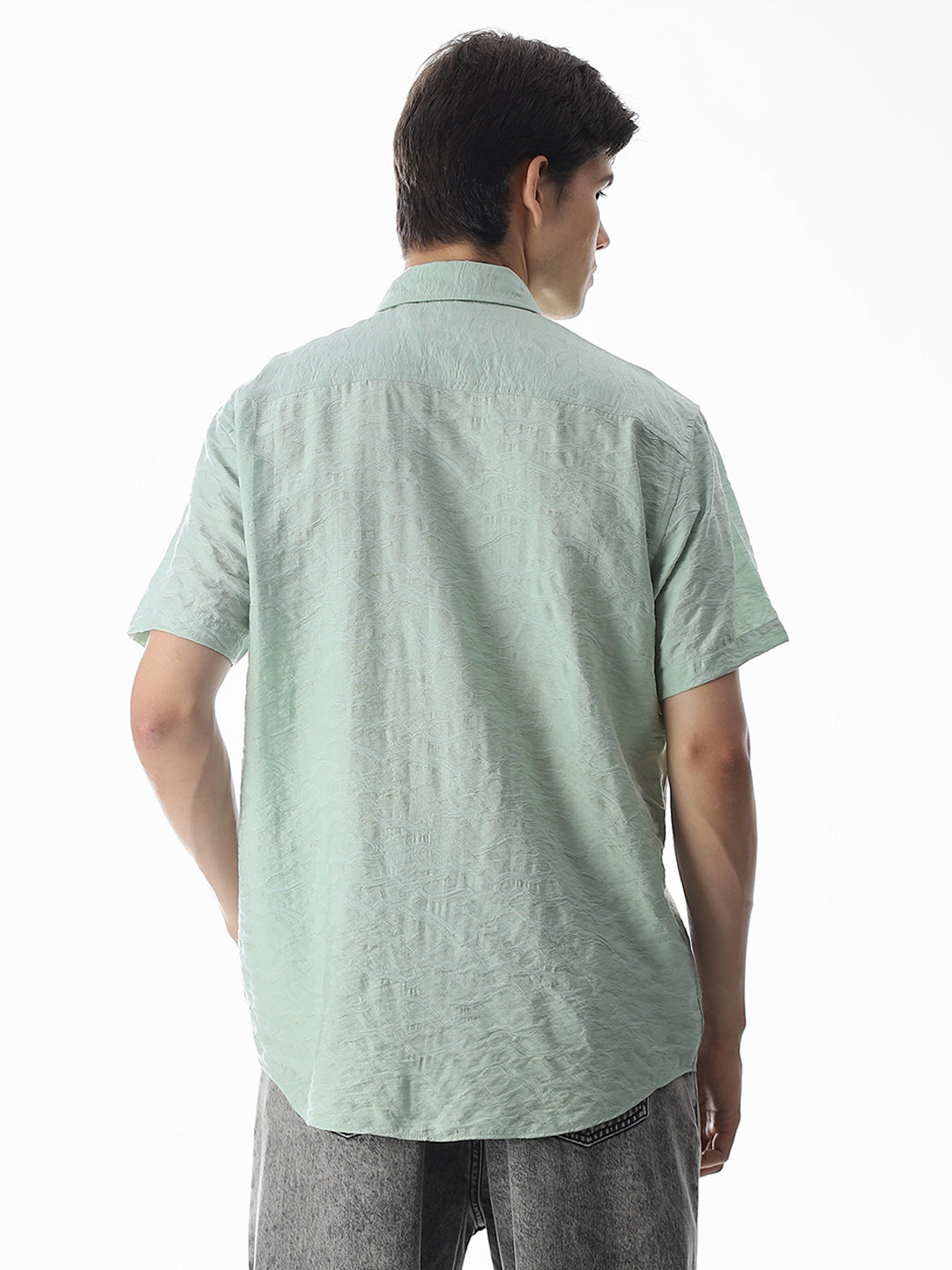Light Green Comfort Fit Shirt