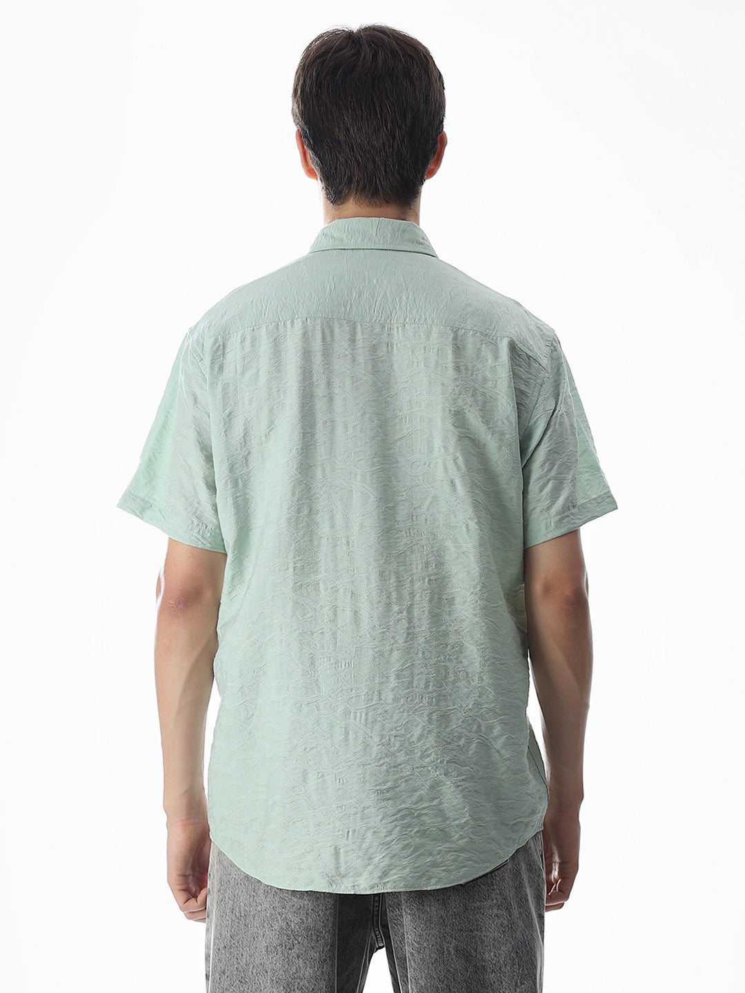 Light Green Comfort Fit Shirt