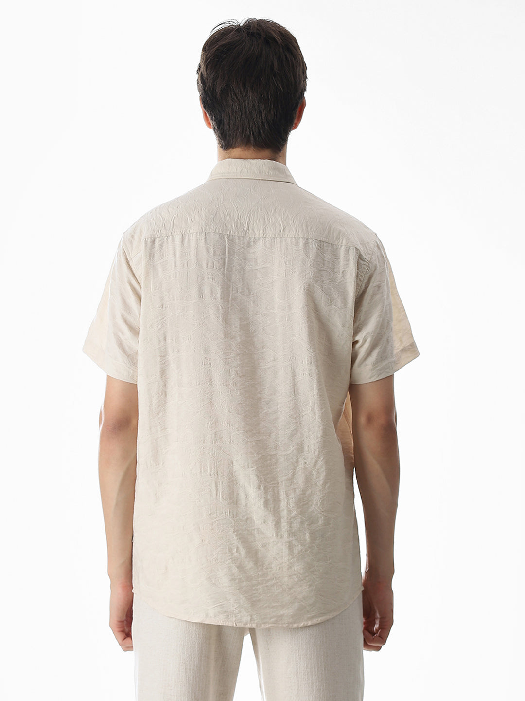 Beige Comfort Fit Shirt