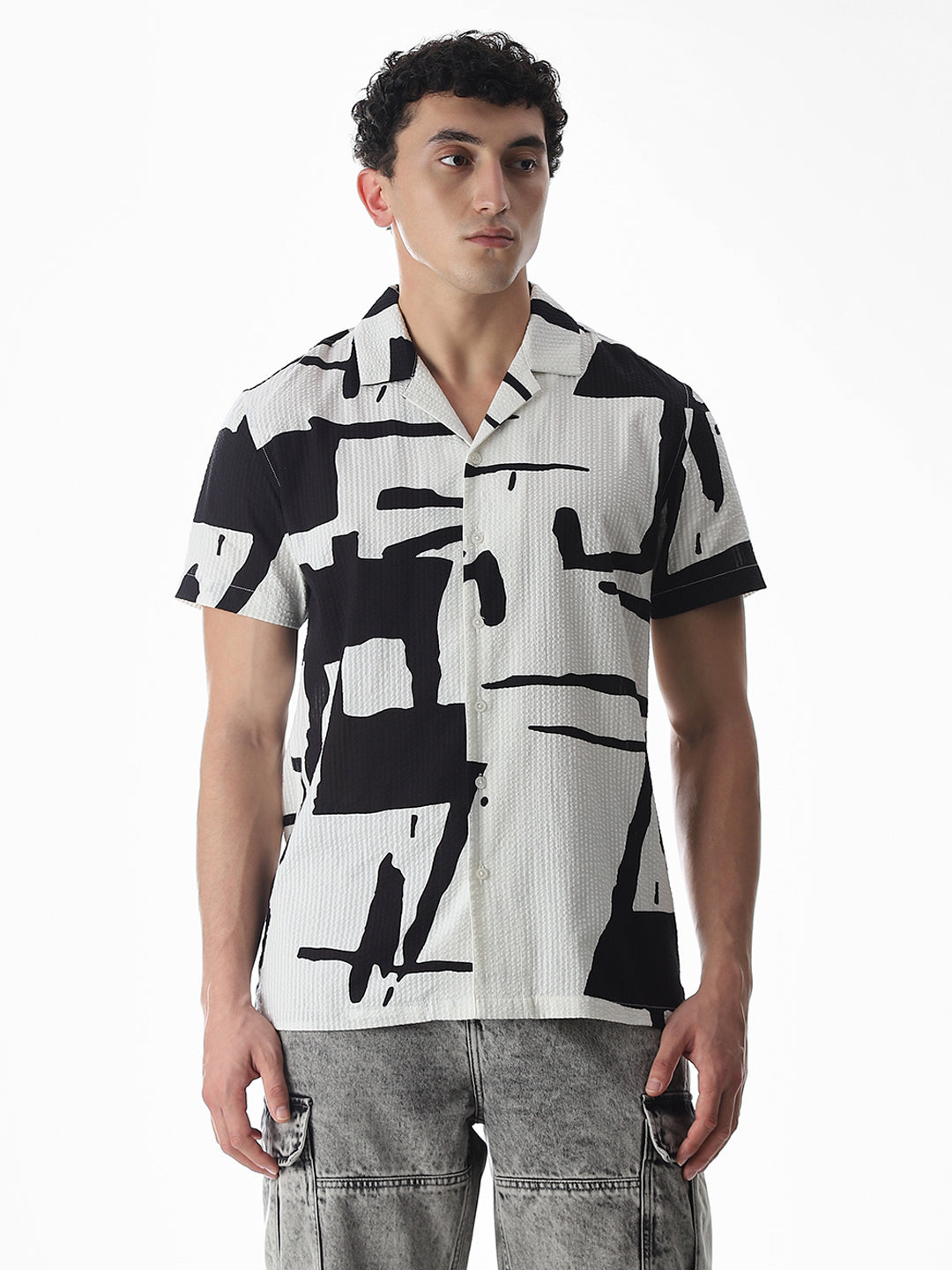 Printed Comfort Fit Shirt