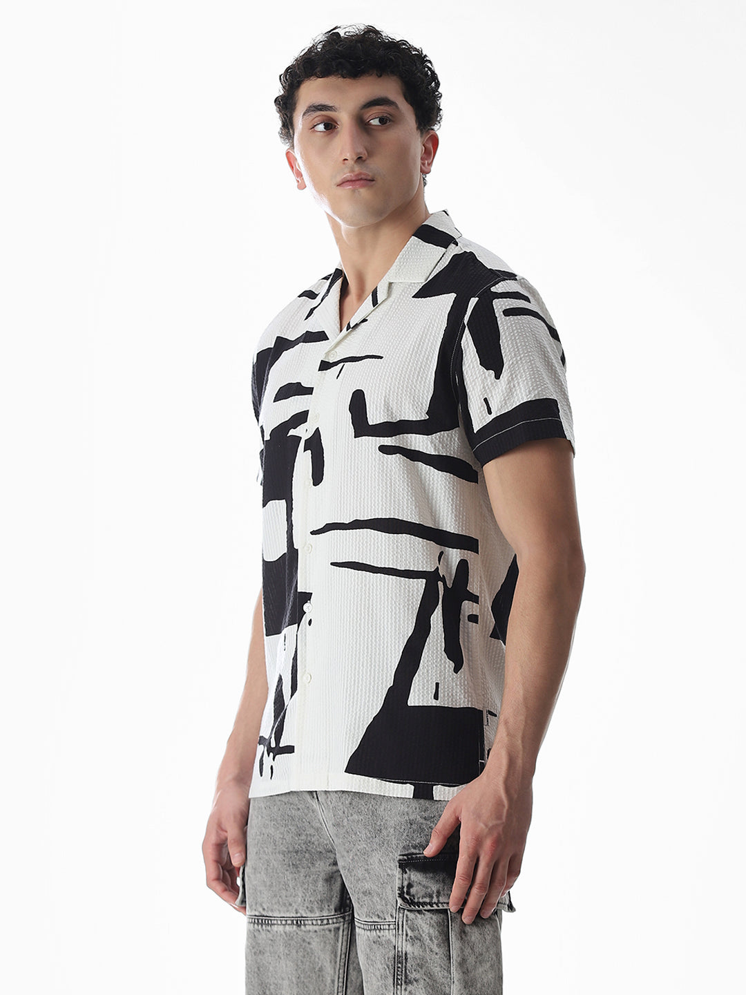 Printed Comfort Fit Shirt