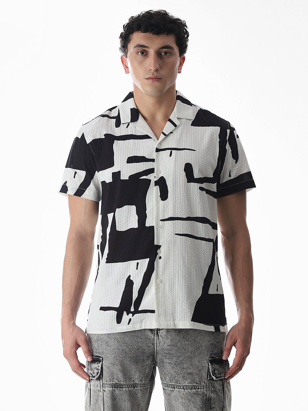 Printed Comfort Fit Shirt