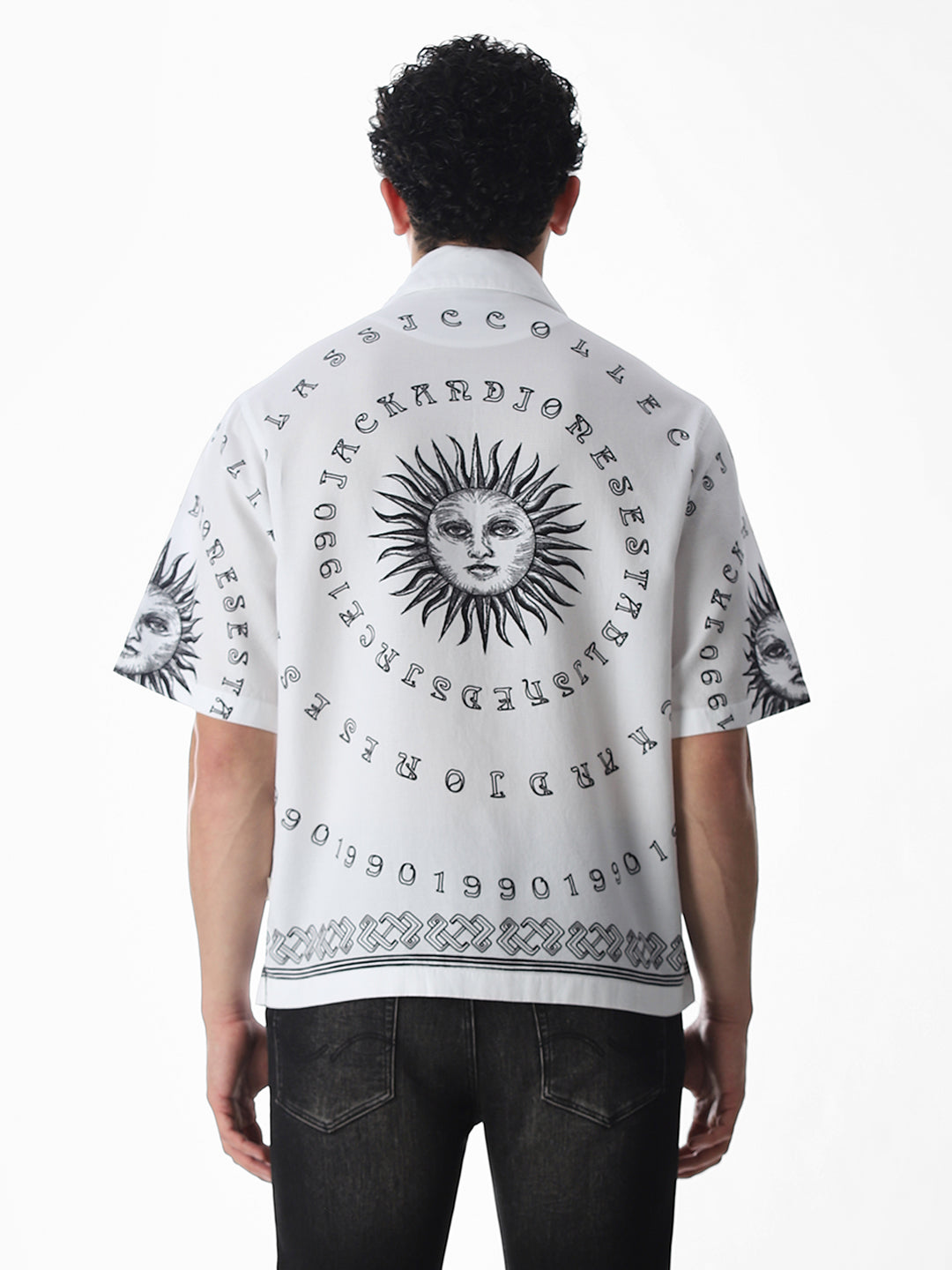 Printed Cotton Oversized Shirt