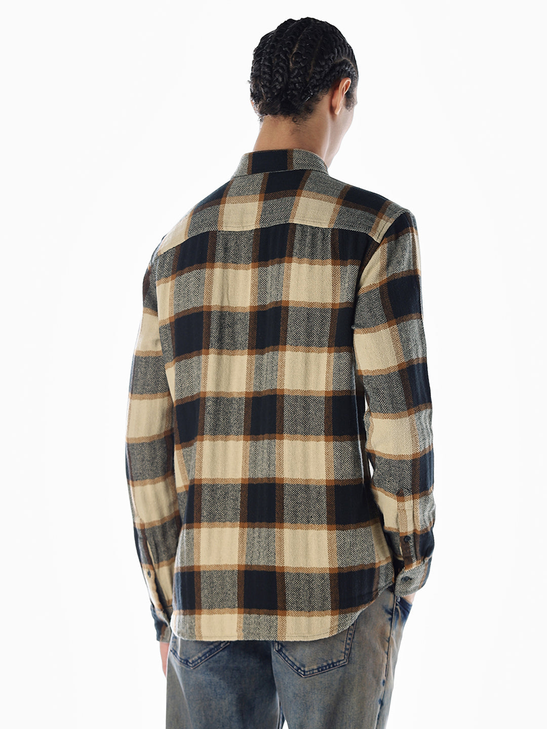 Check Regular Fit Cotton Shirt