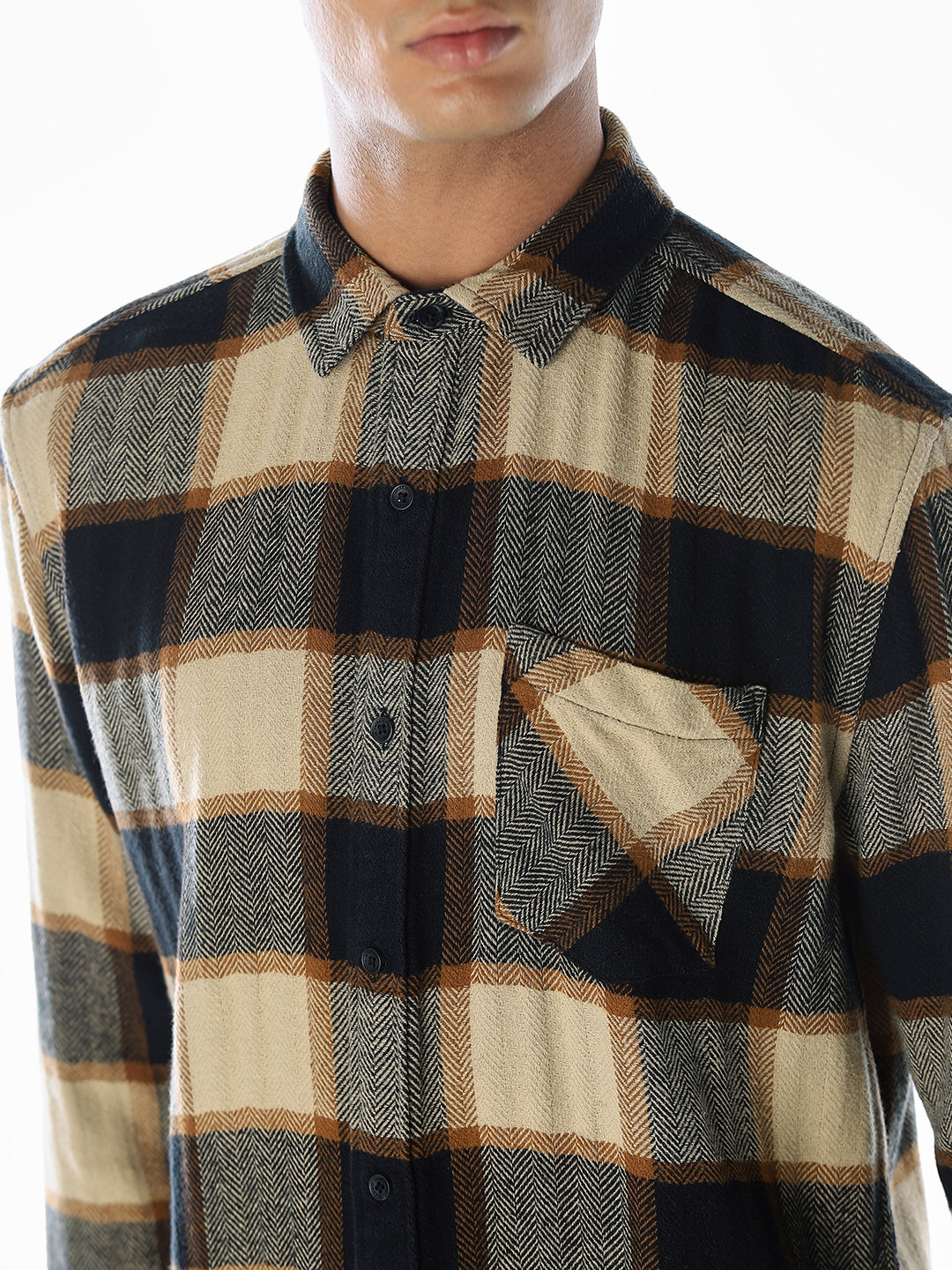 Check Regular Fit Cotton Shirt