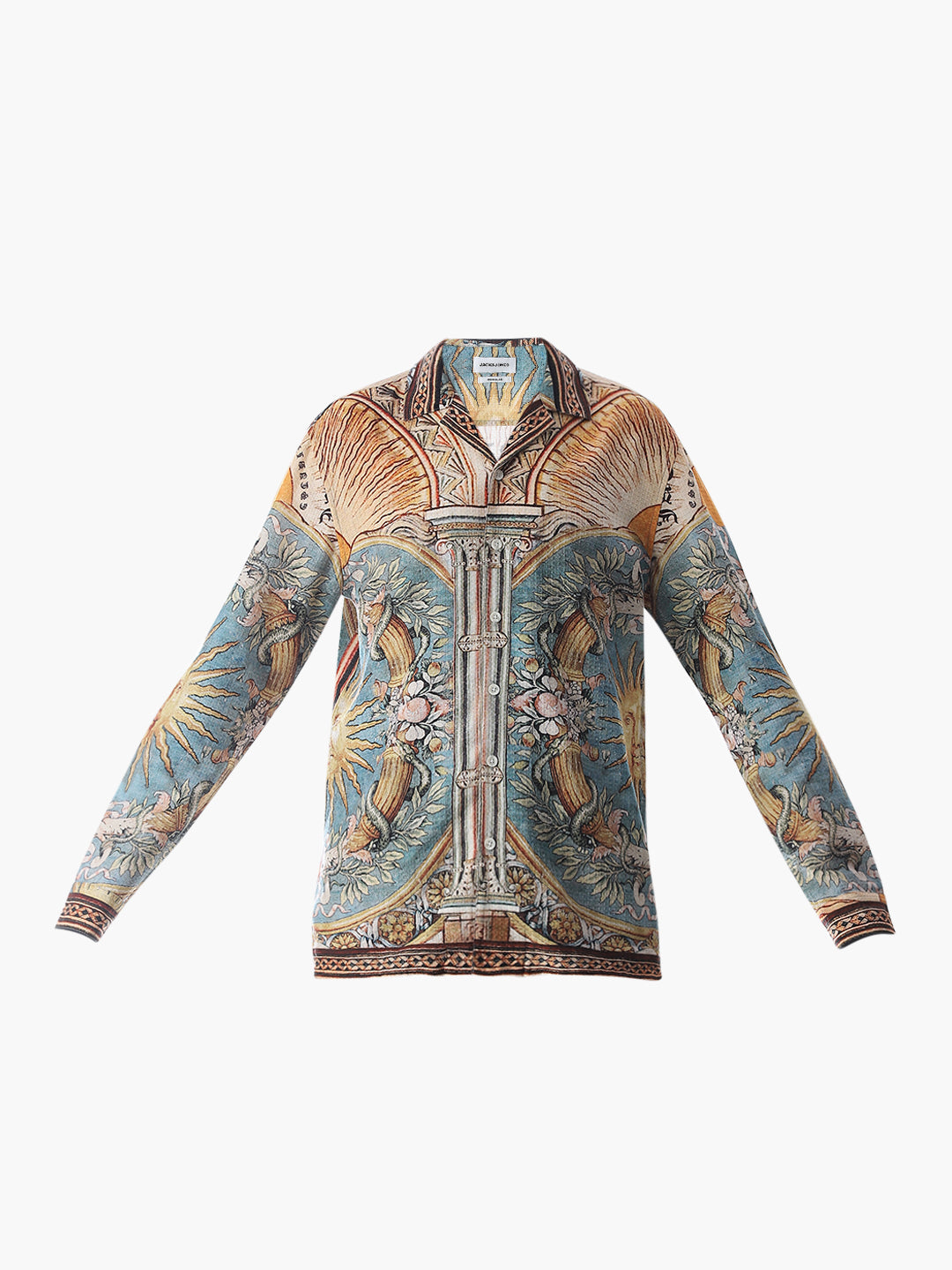 Multi-Colour Printed Cotton Shirt