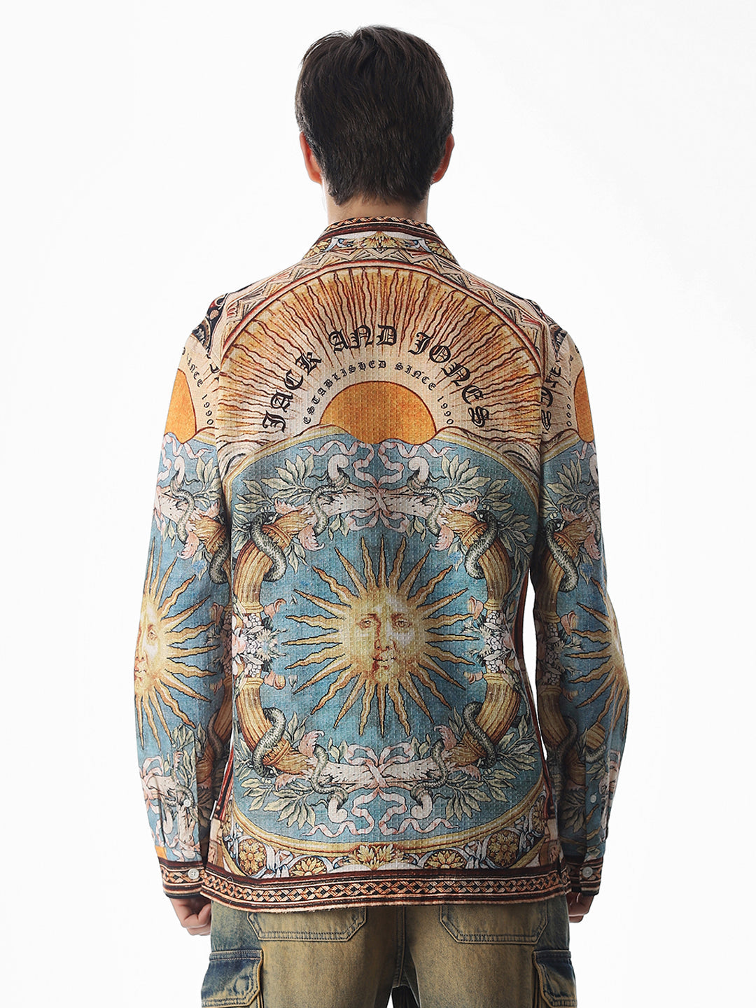 Multi-Colour Printed Cotton Shirt