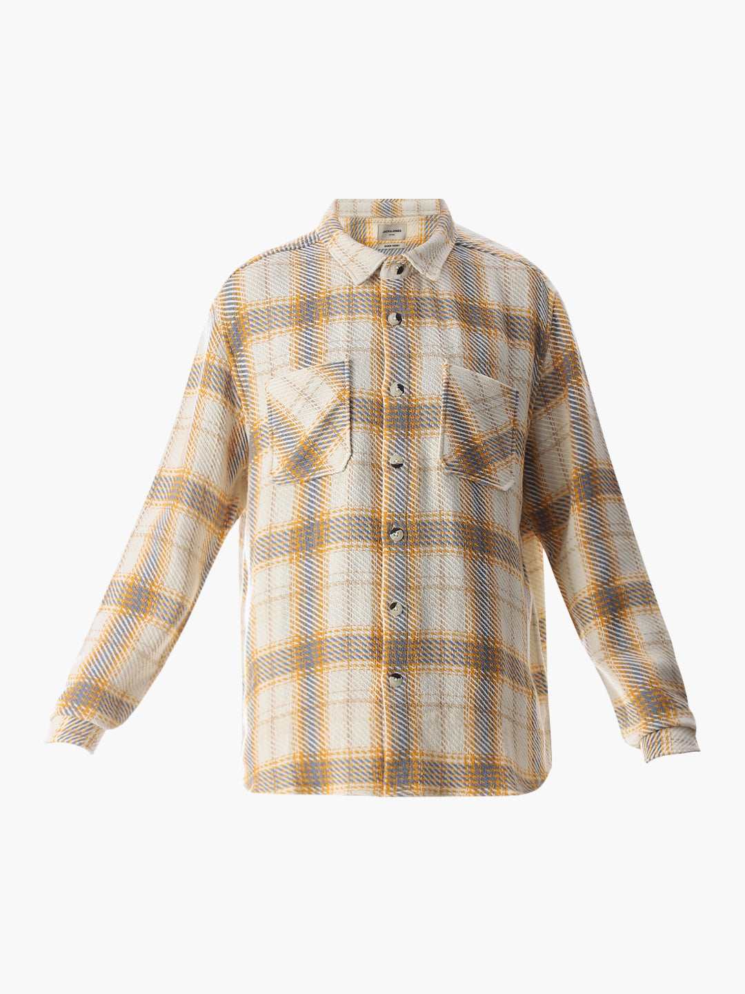 Yellow Check Cotton Overshirt
