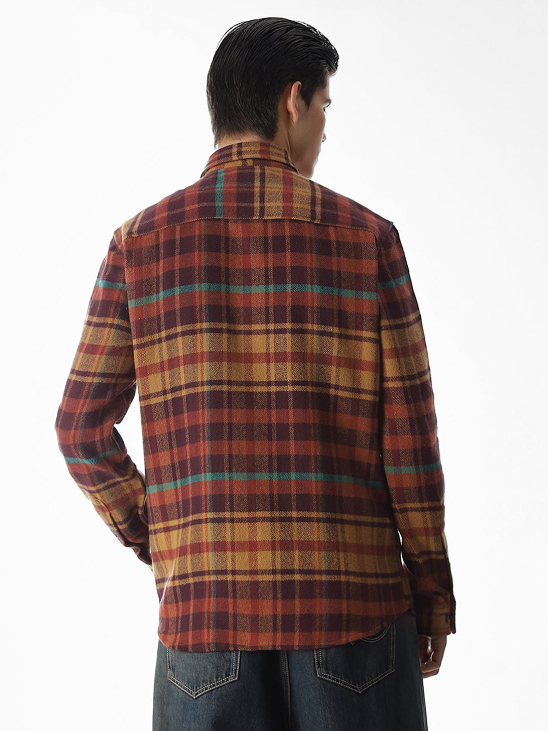Red Check Cotton Shirt