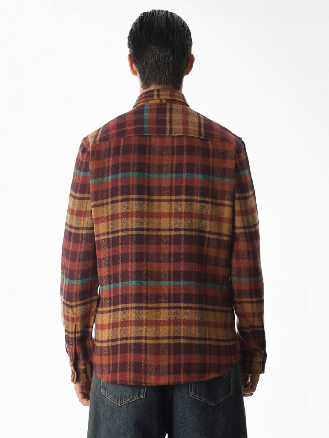 Red Check Cotton Shirt