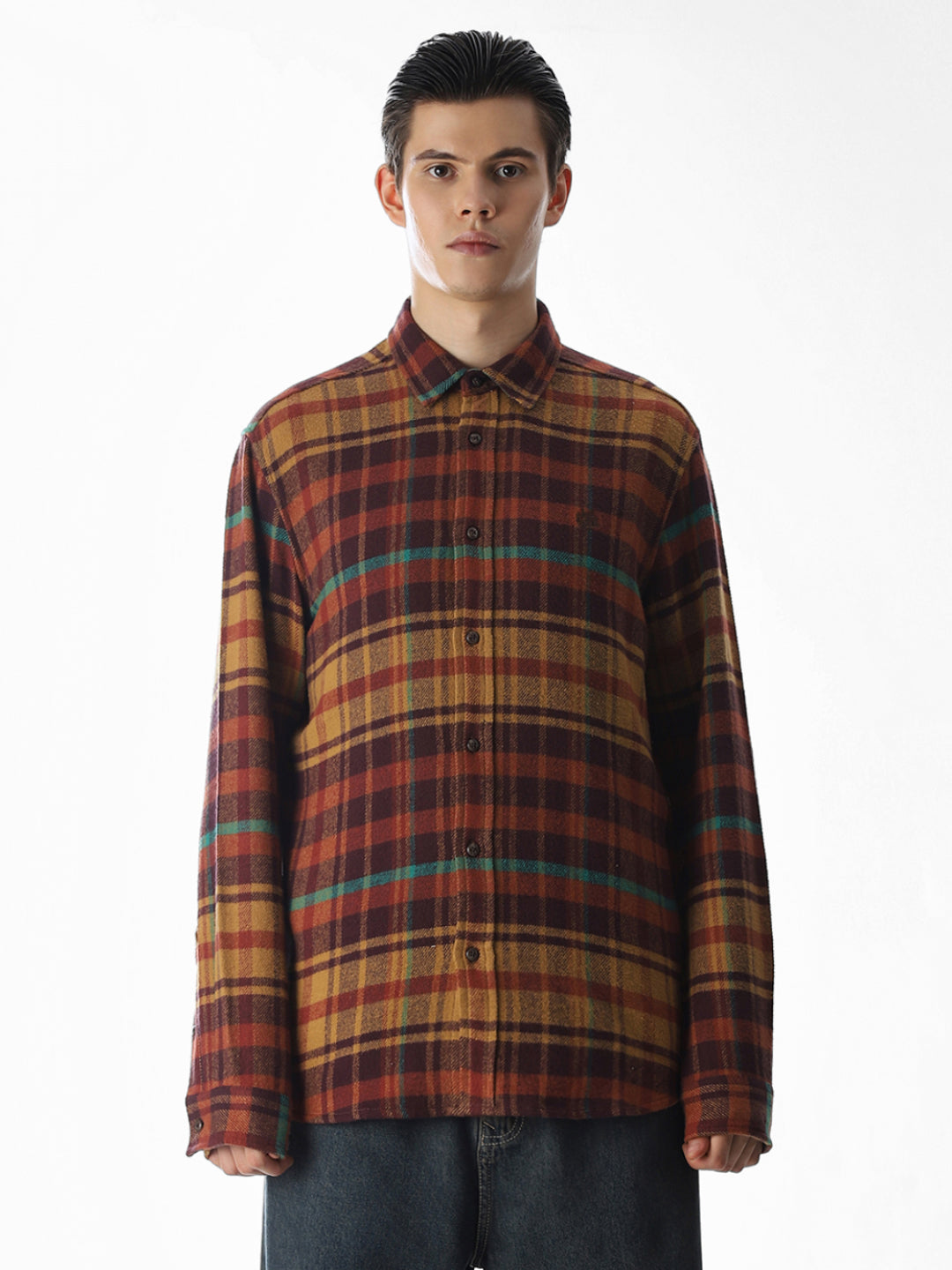 Red Check Cotton Shirt