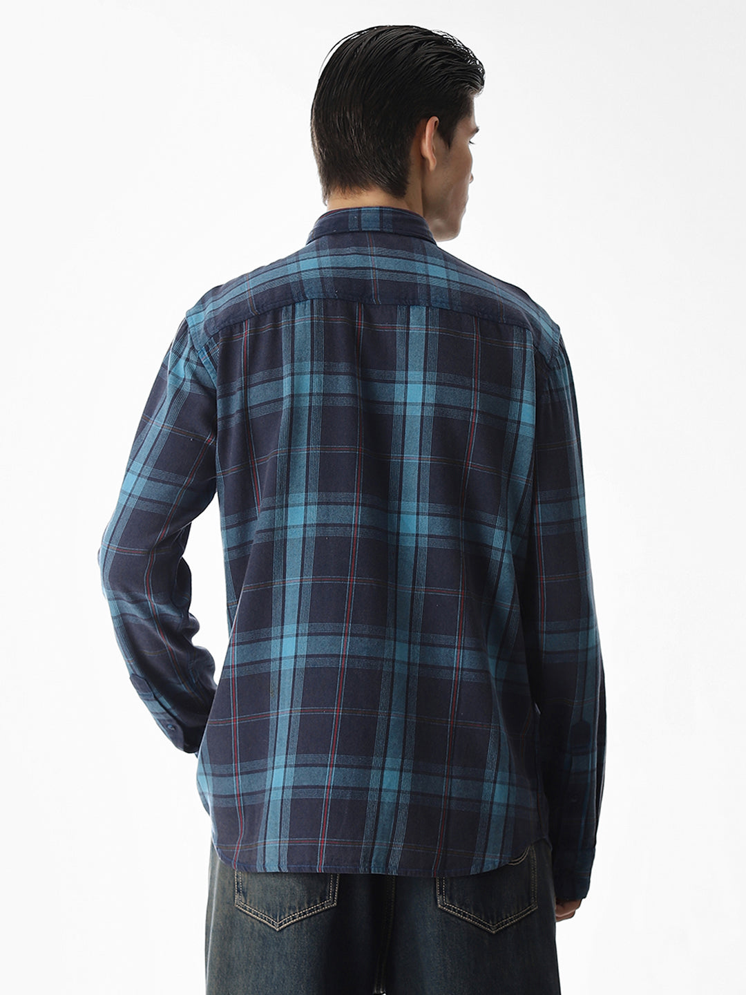 Red Check Cotton Shirt