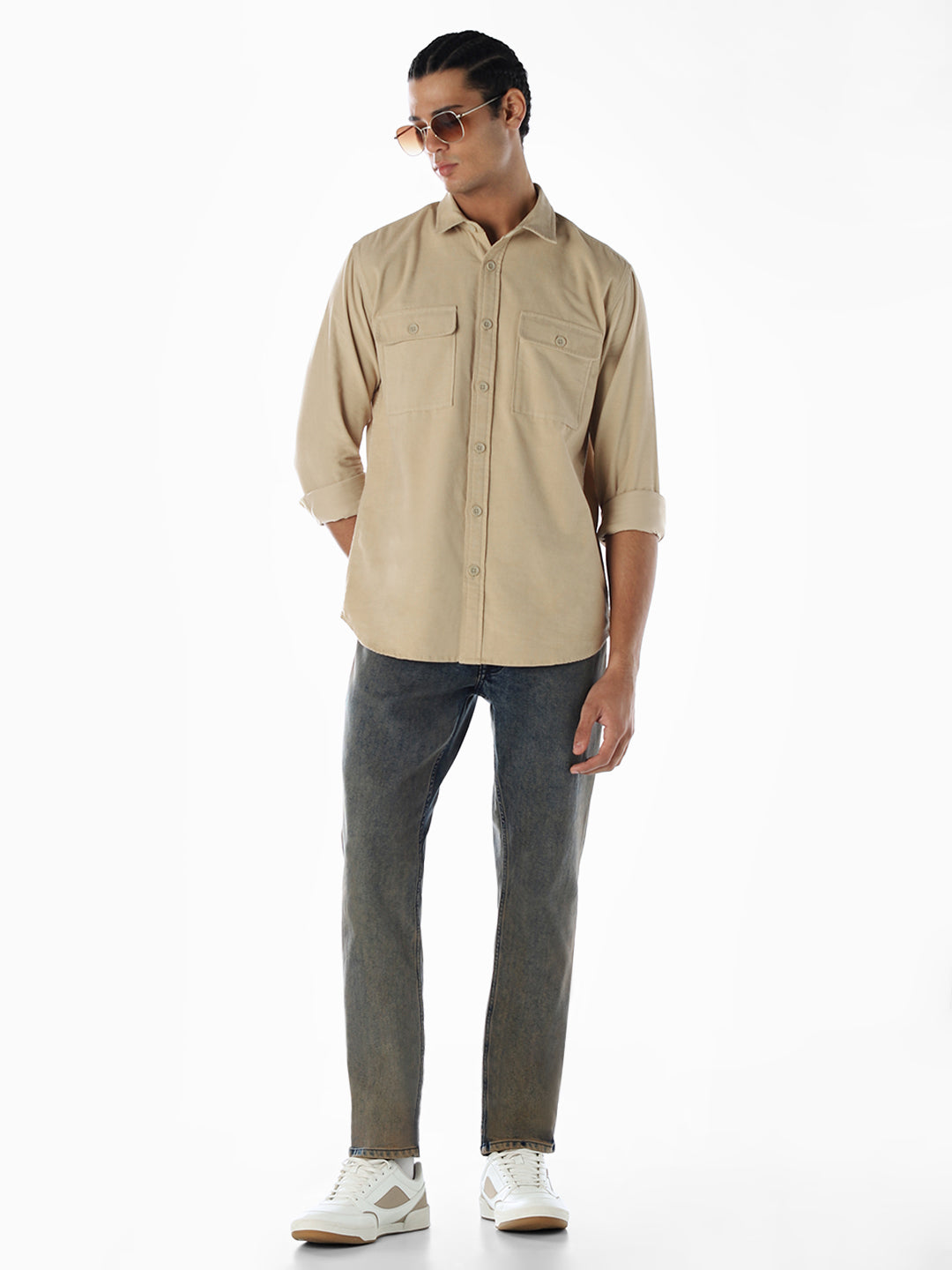 Corduroy Full Sleeves Cotton Shirt