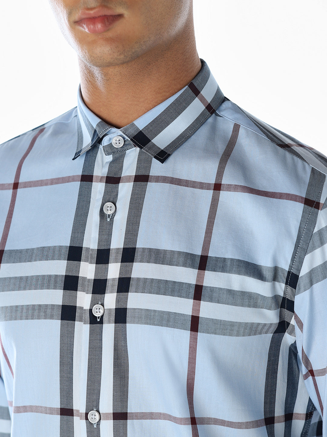 Check Full Sleeves Cotton Shirt
