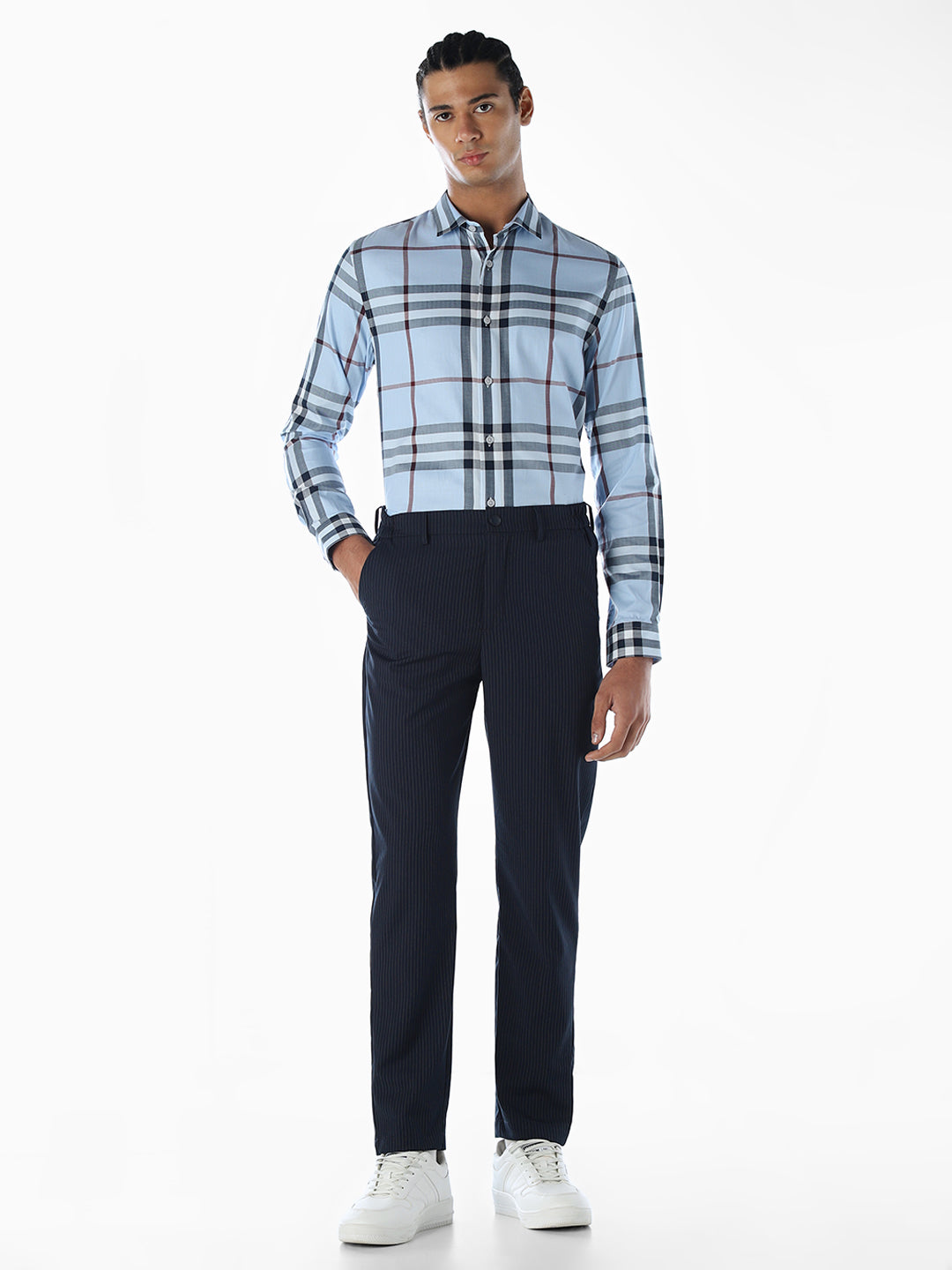 Check Full Sleeves Cotton Shirt