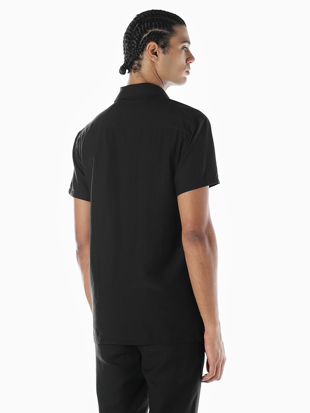 Embroidered Short Sleeves Shirt