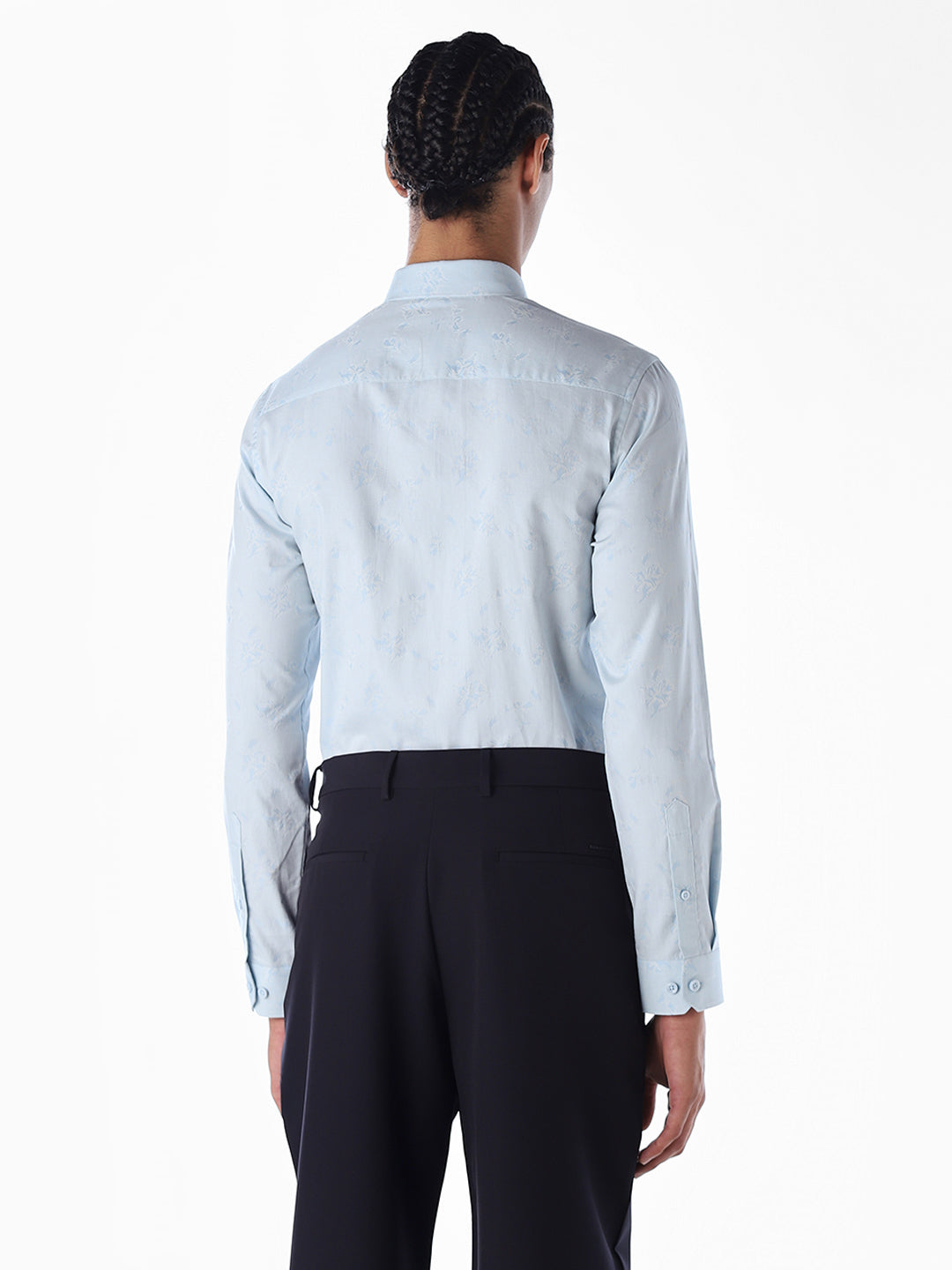 Floral Dobby Slim Fit Shirt