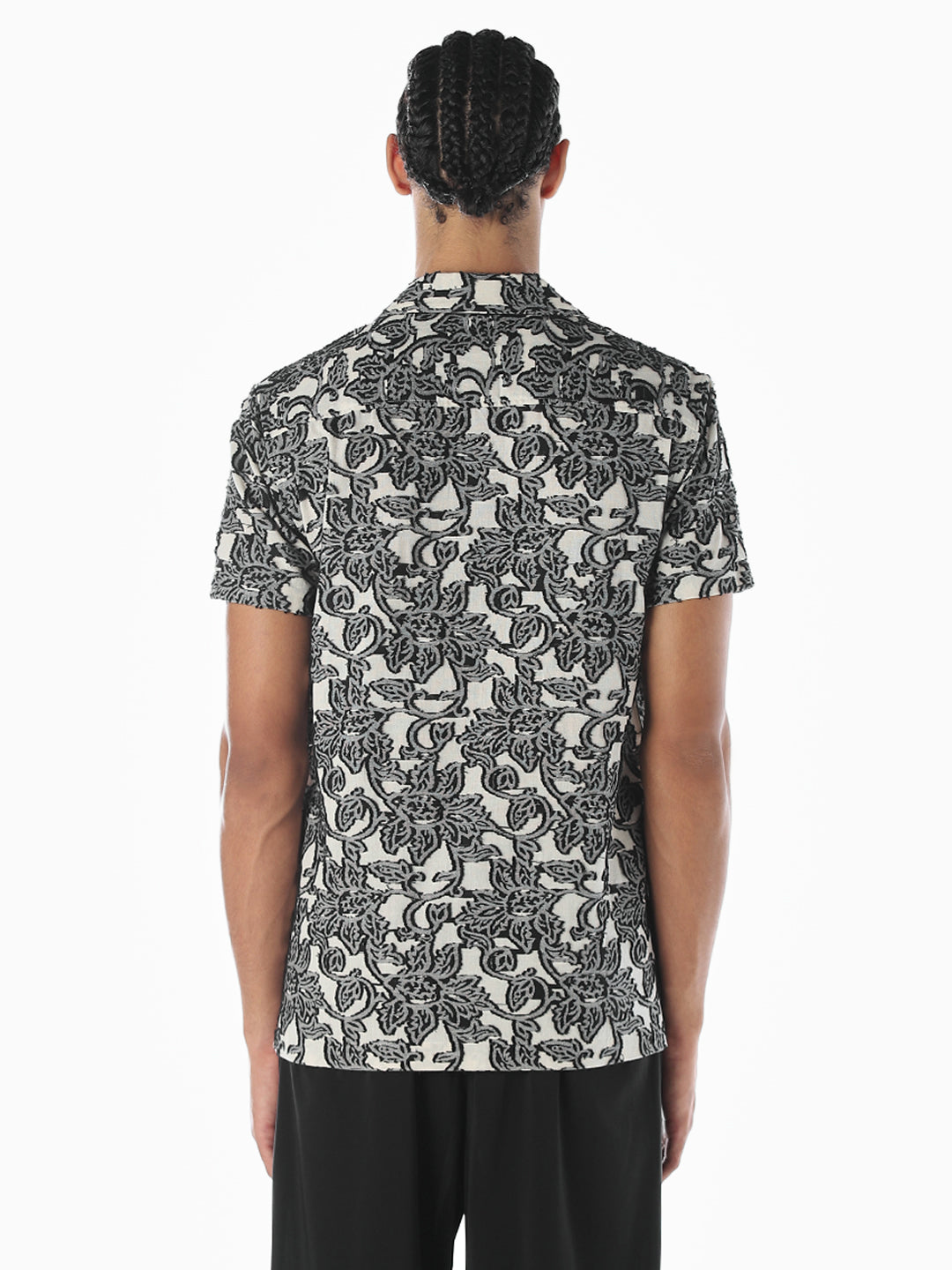 Jacquard Printed Comfort Fit Shirt