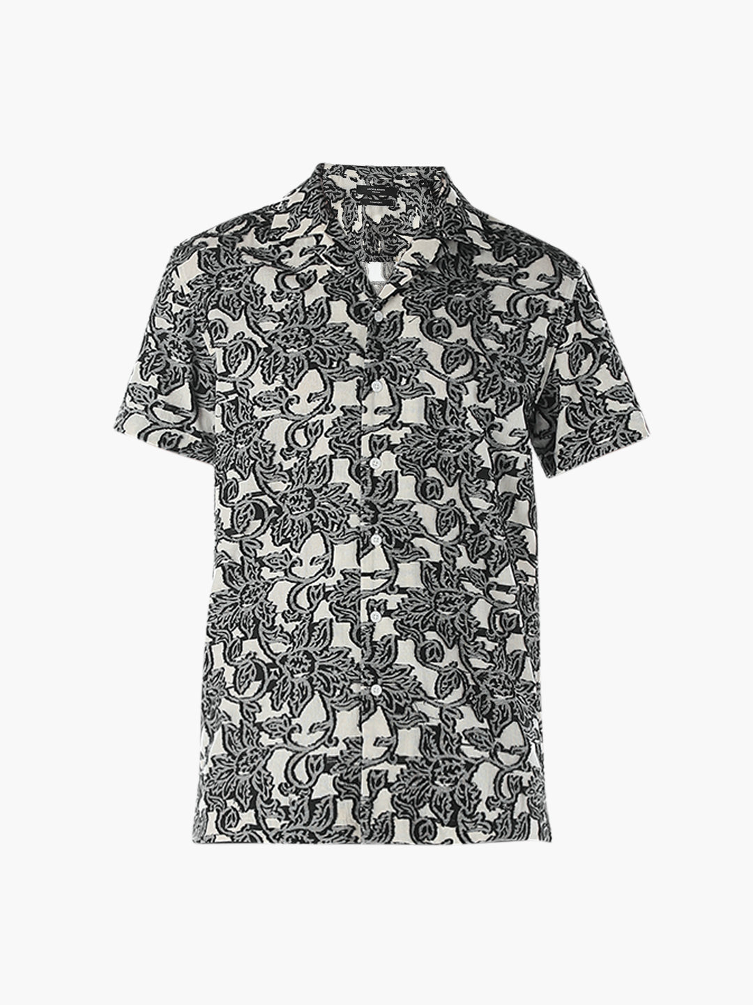 Jacquard Printed Comfort Fit Shirt