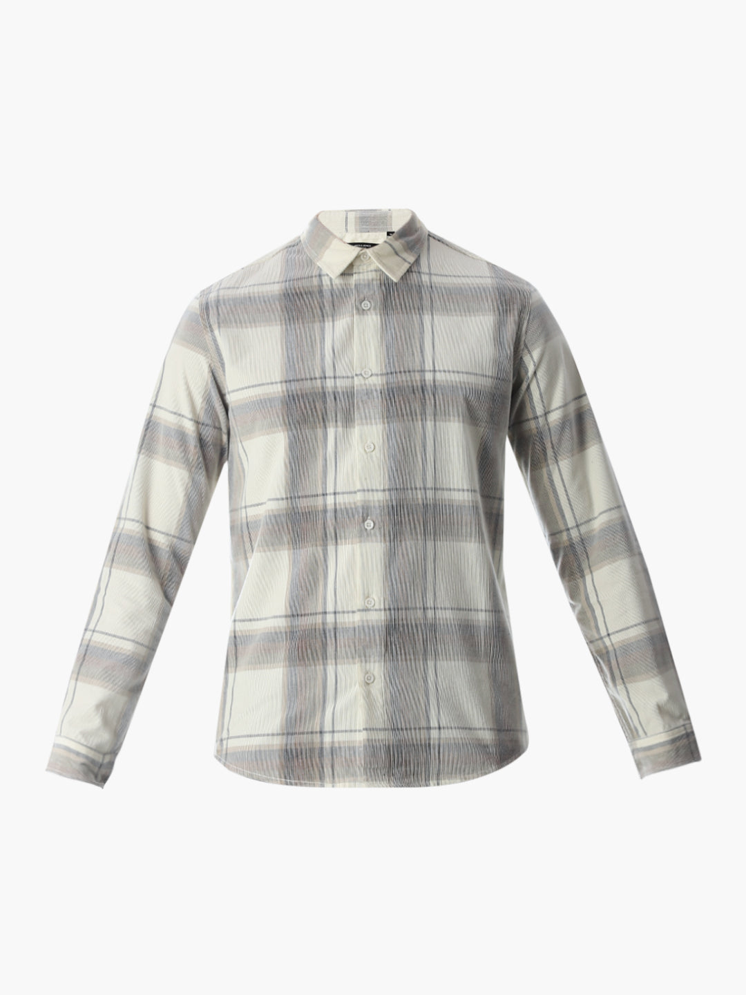 Check Print Cotton Shirt