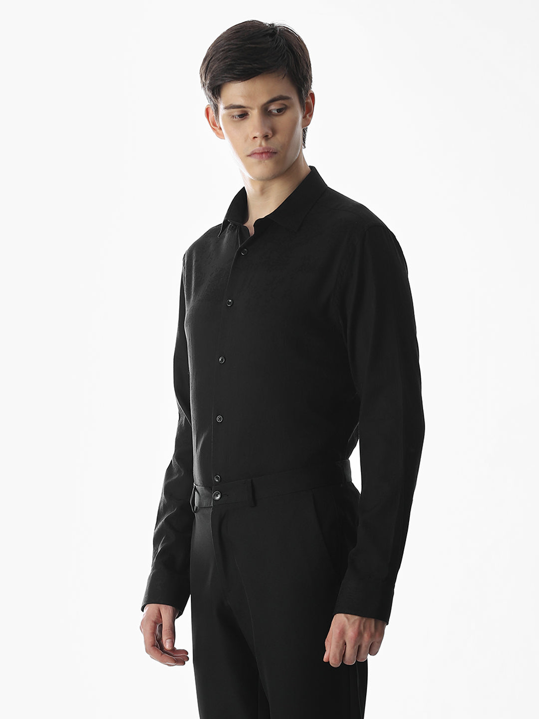 Dobby Cotton Slim Fit Shirt