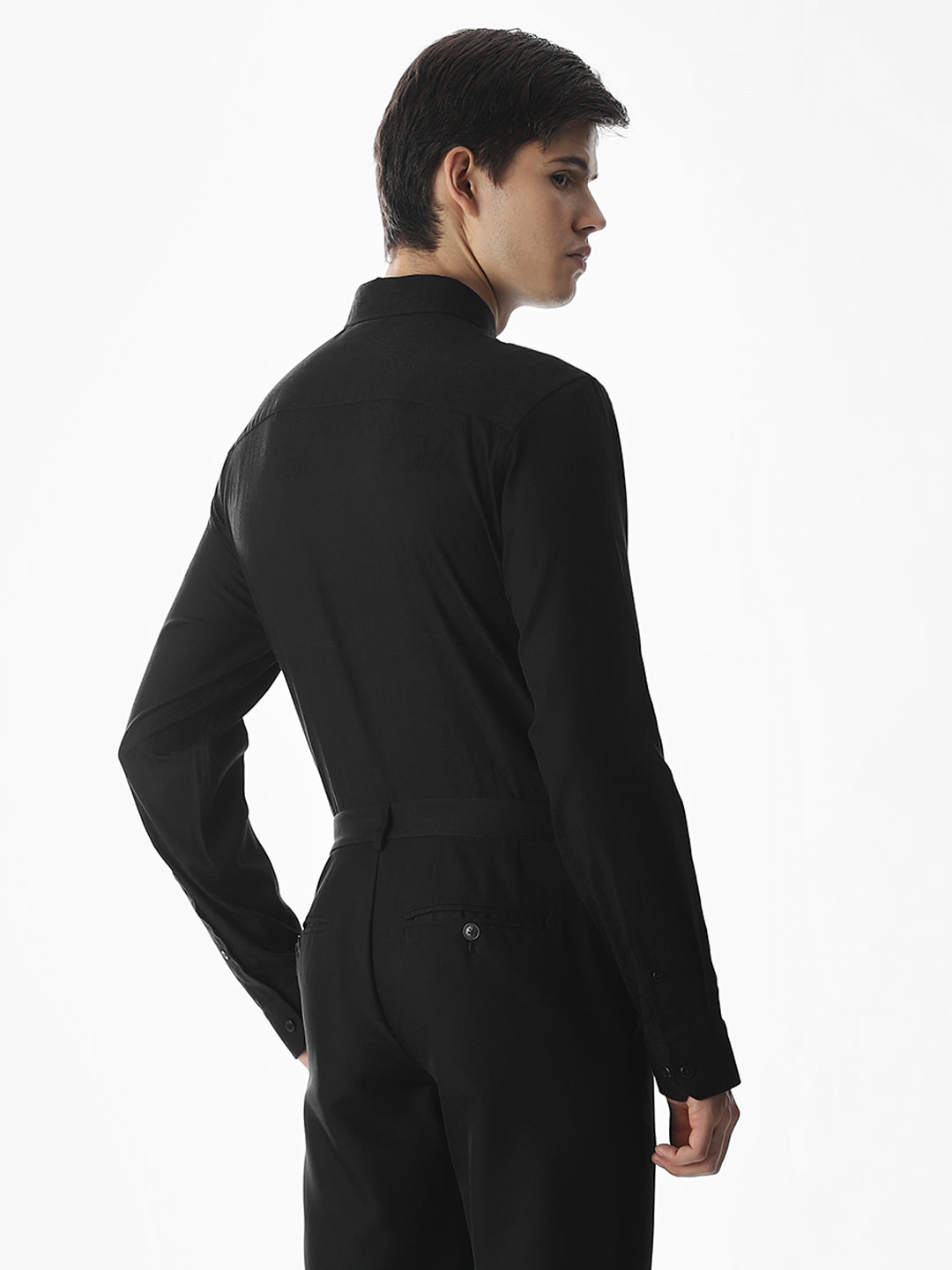 Dobby Cotton Slim Fit Shirt