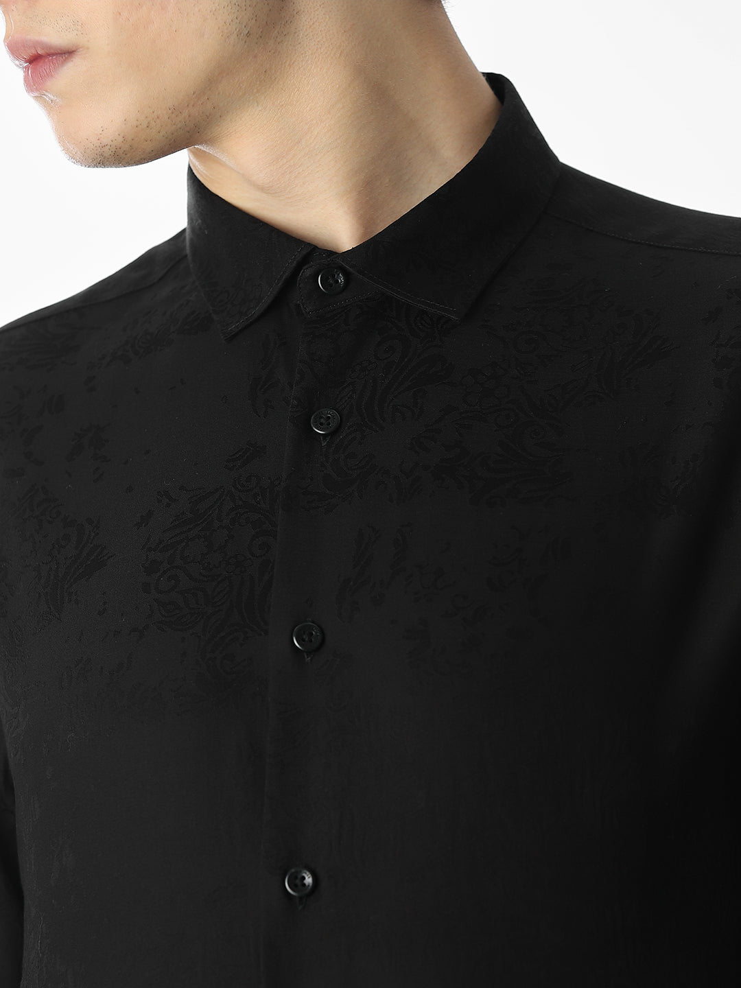 Dobby Cotton Slim Fit Shirt