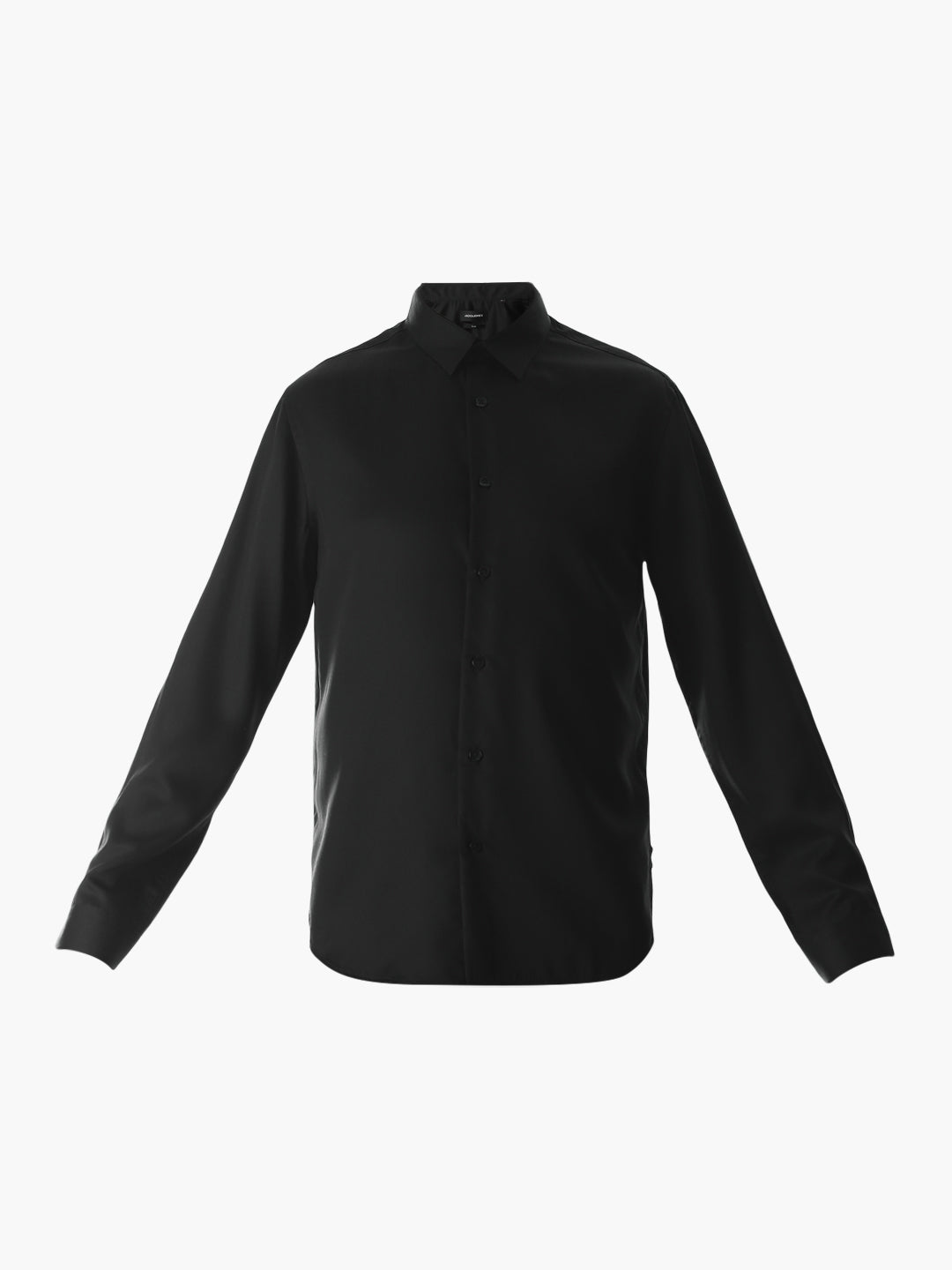Black Tencel Slim Fit Formal Shirt