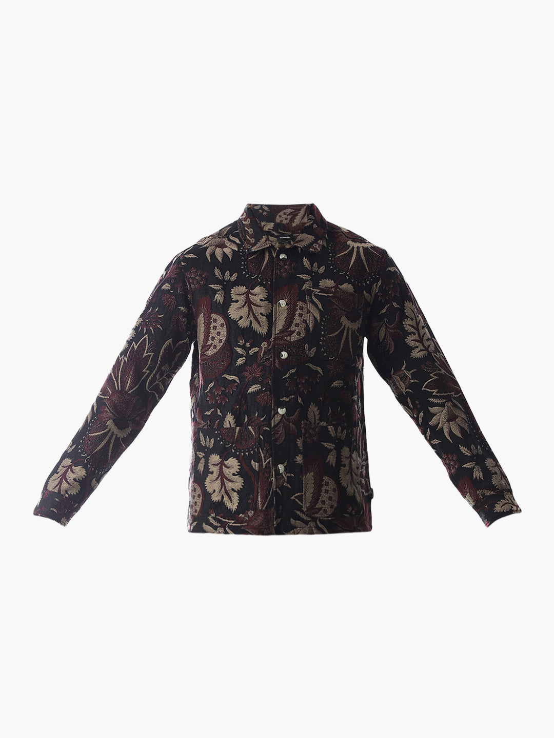 Multi-Colour Jacquard Printed Overshirt
