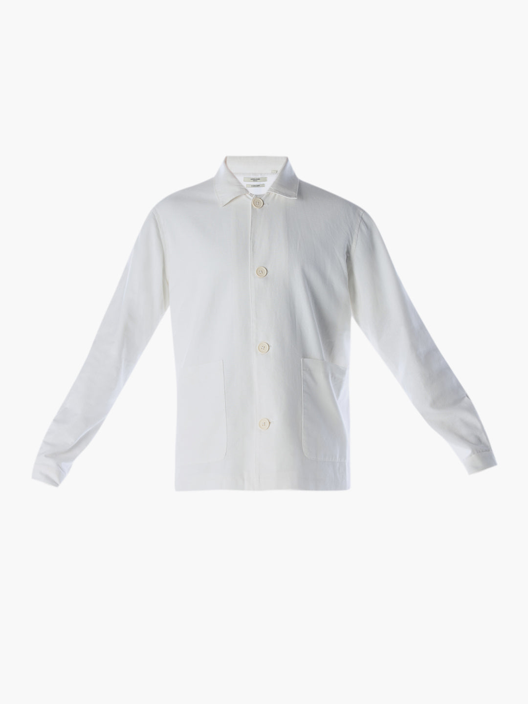Cotton Flex Blend White Shirt