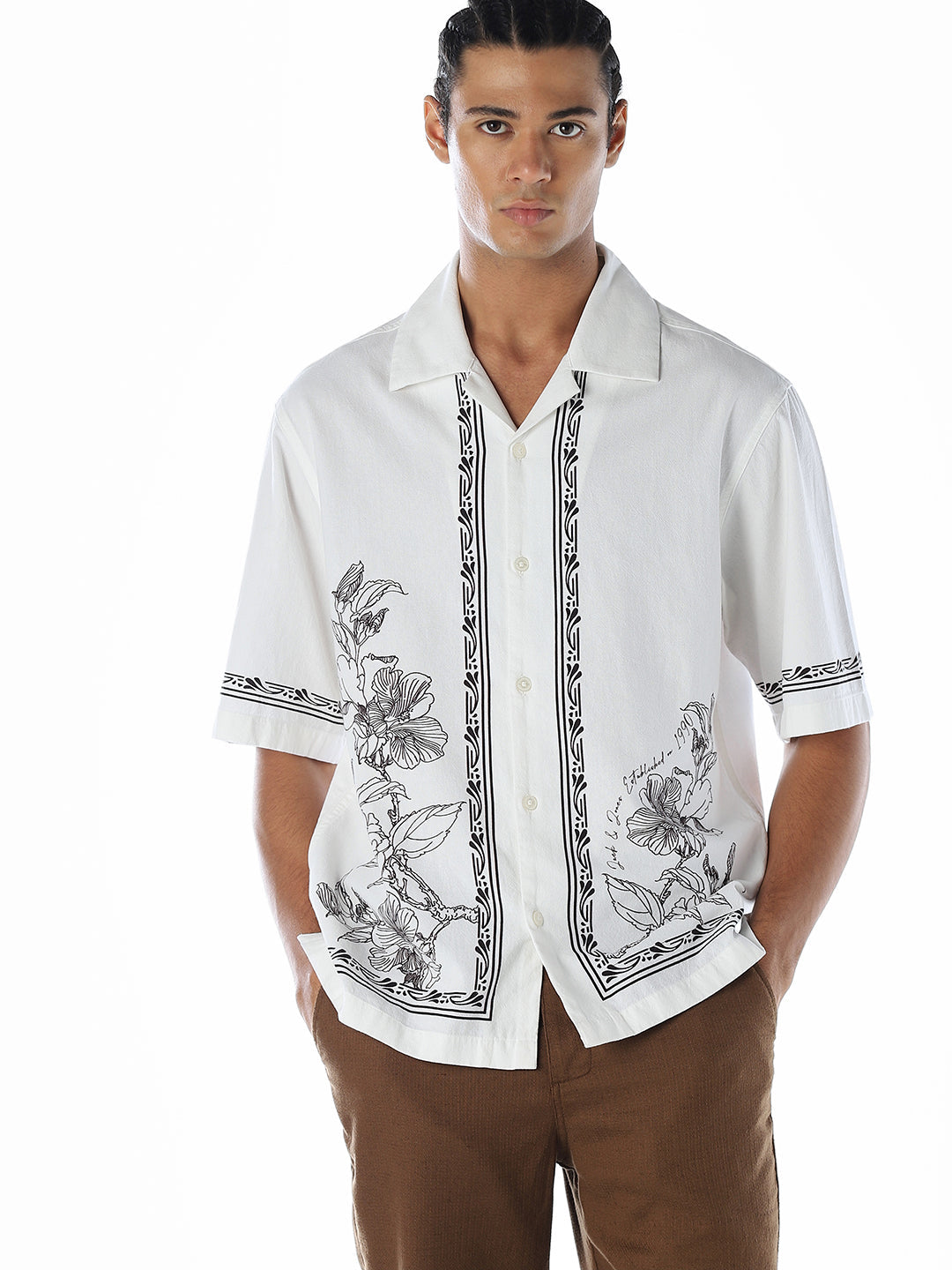 Printed Oversized Shirt