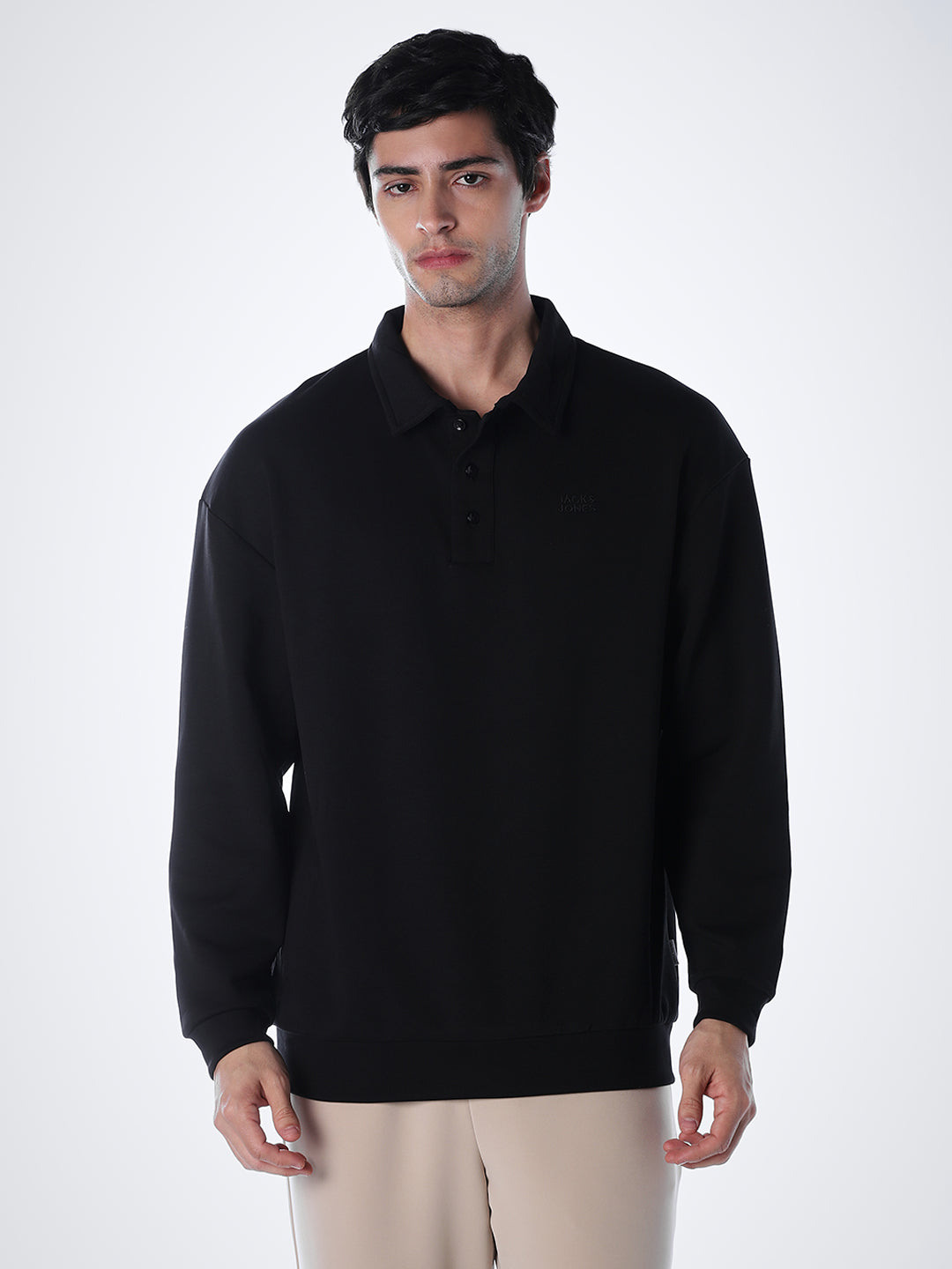 Cotton Oversized Sweat Polo