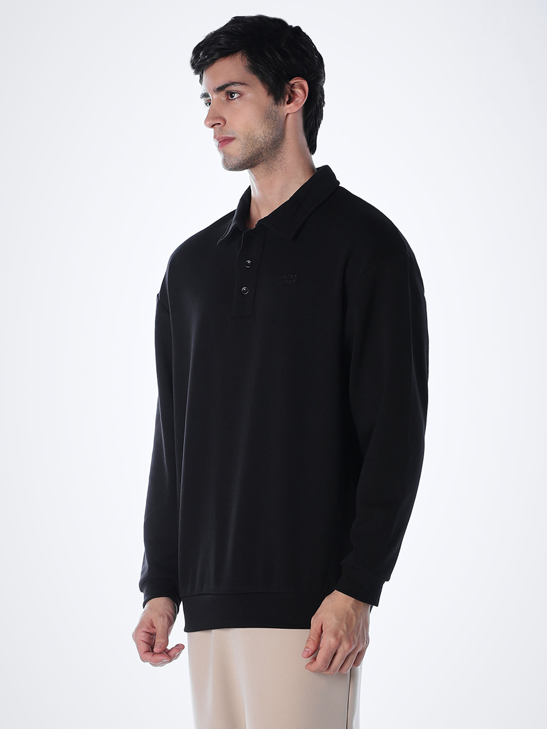 Cotton Oversized Sweat Polo
