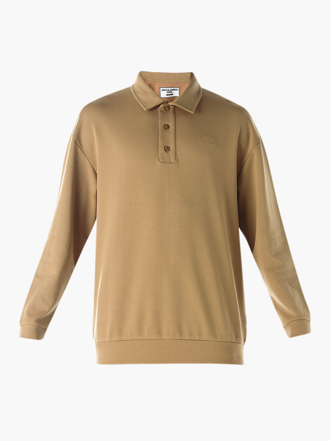 Cotton Oversized Sweat-Polo
