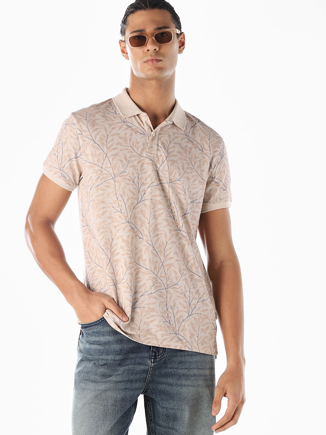Printed Regular Fit Polo