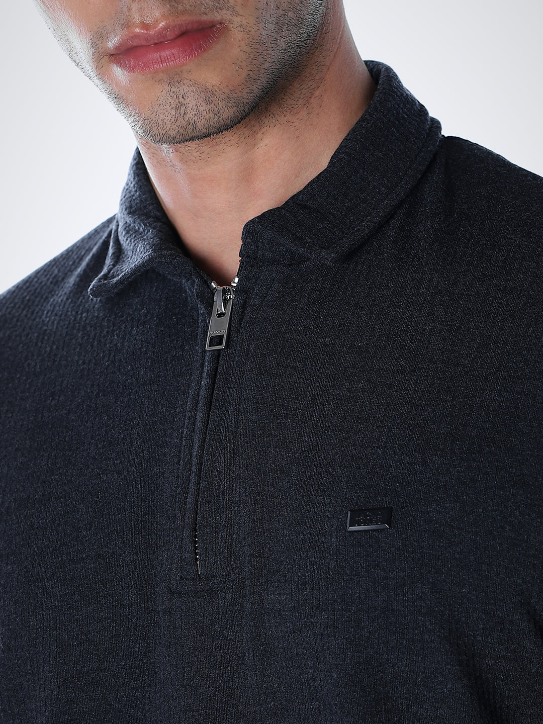 Navy Blue Regular Fit Polo