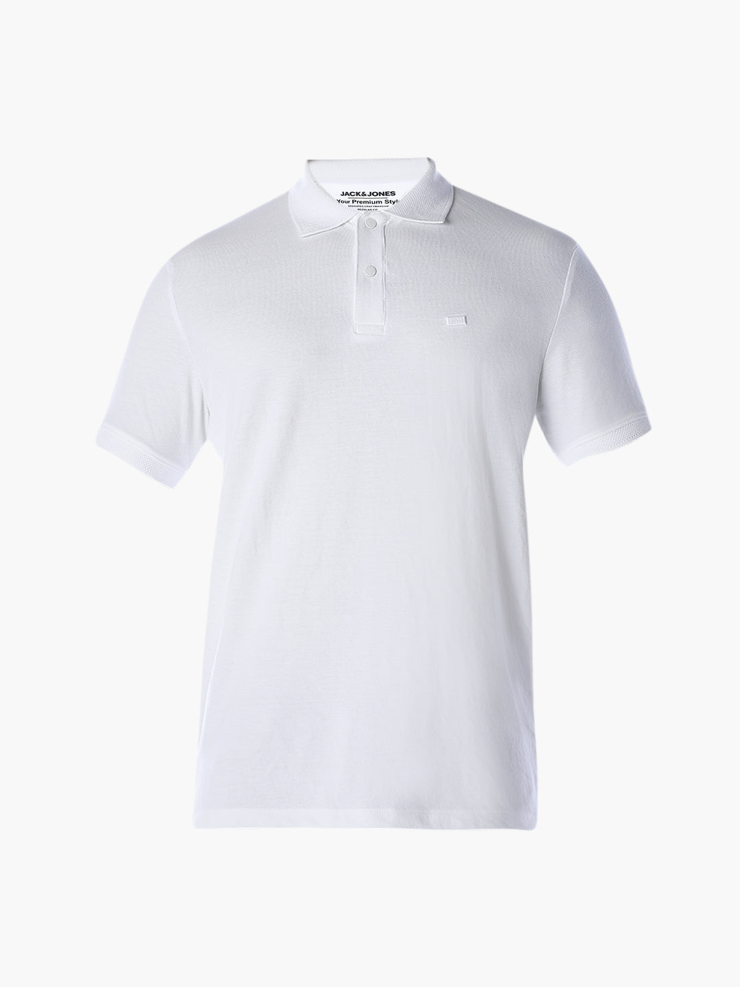 White Regular Fit Polo