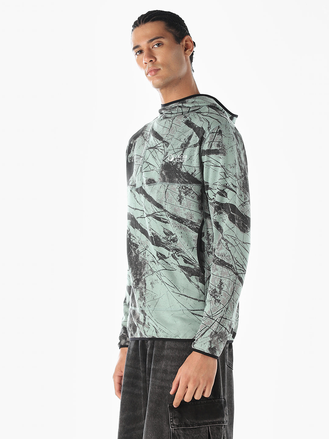 Printed Hooded Sweatshirt