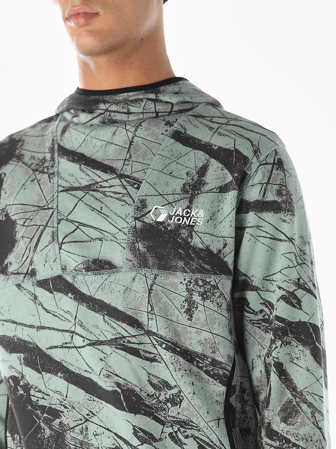 Printed Hooded Sweatshirt