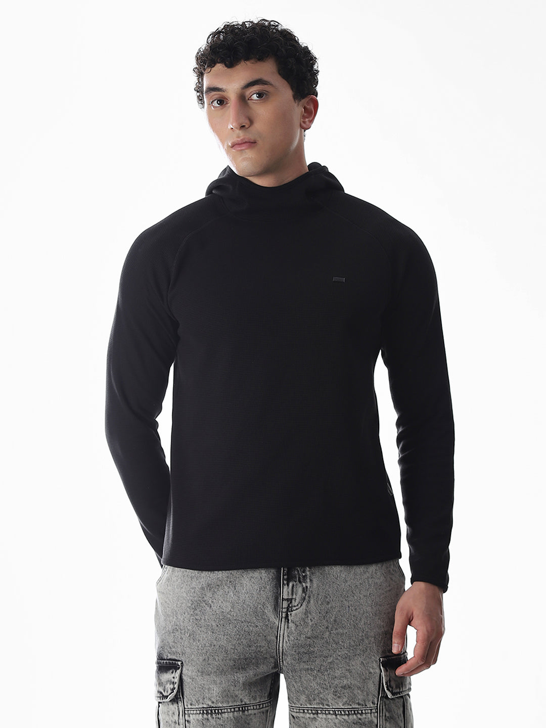 Black Hooded Sweatshirt