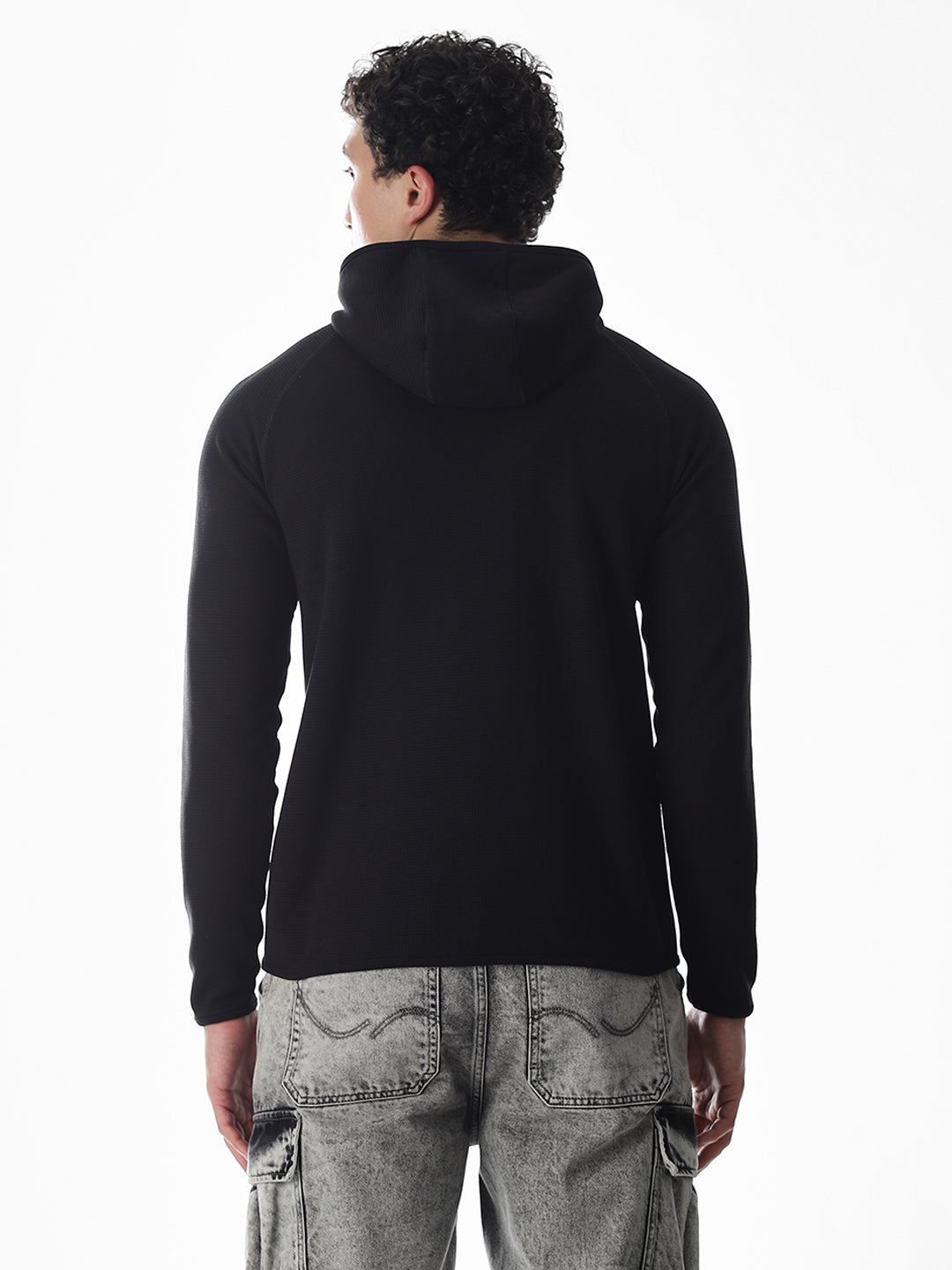 Black Hooded Sweatshirt