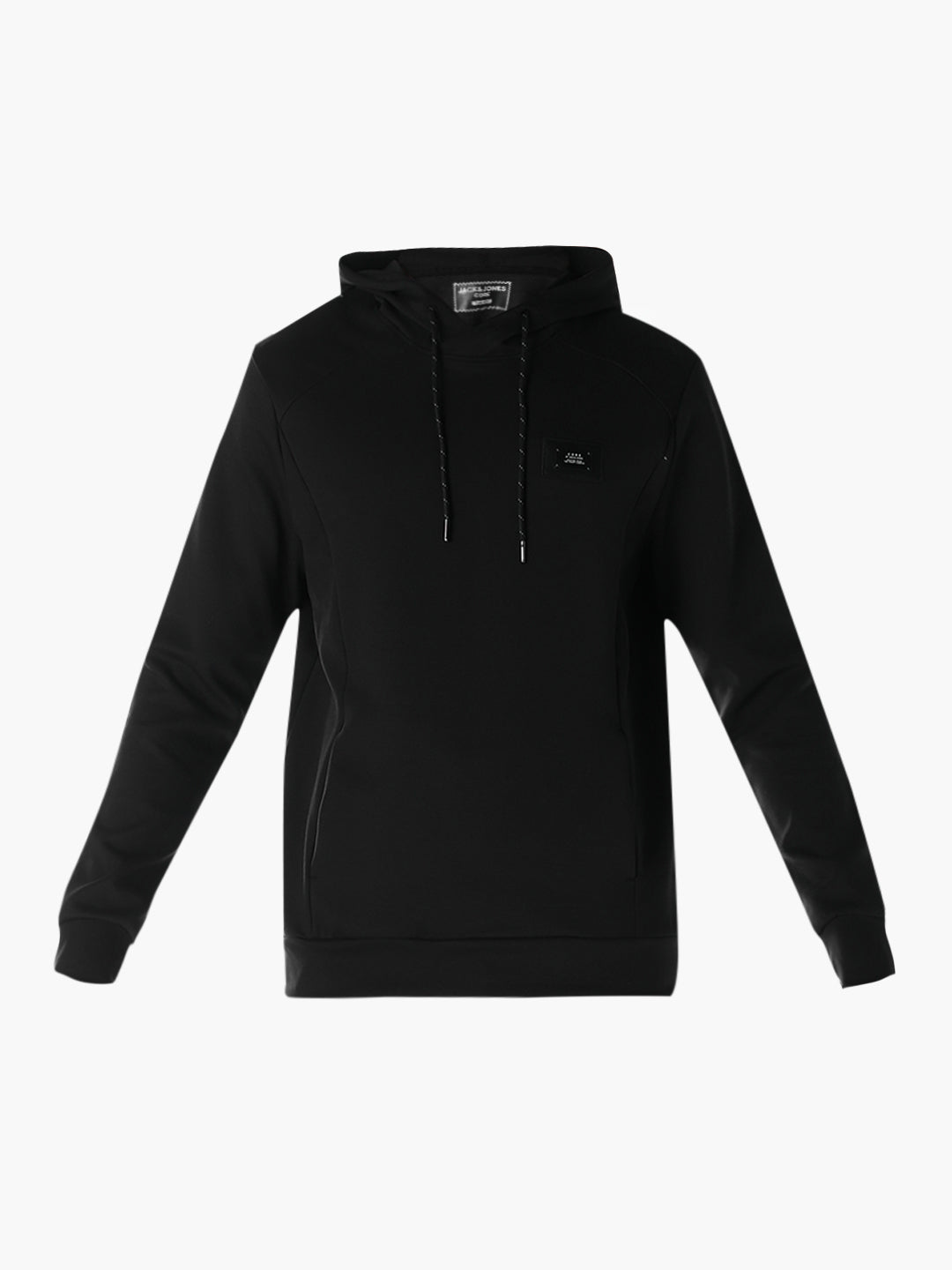 Black Regular Fit Hoodie