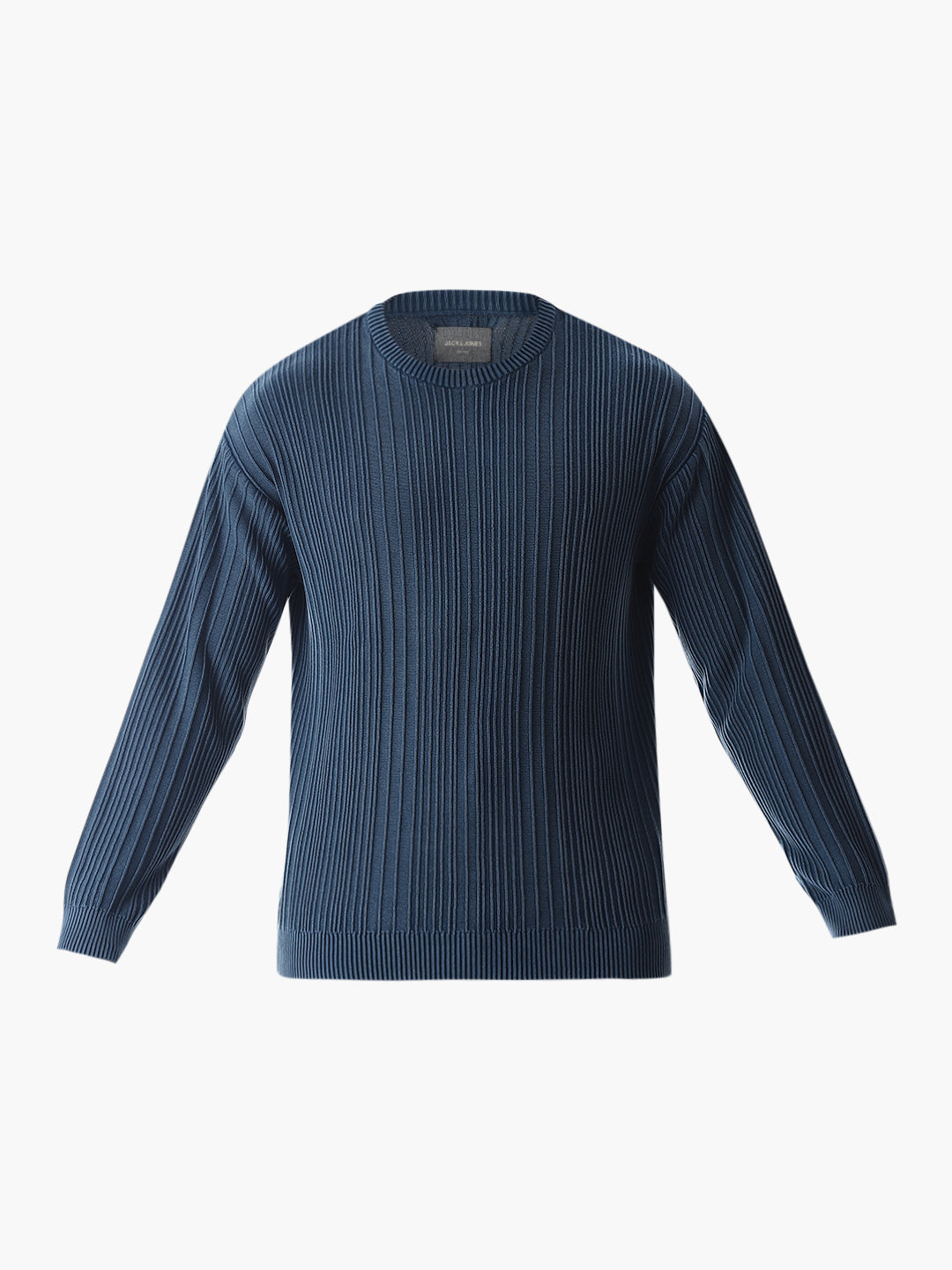 Light Wash Self-Design Pullover